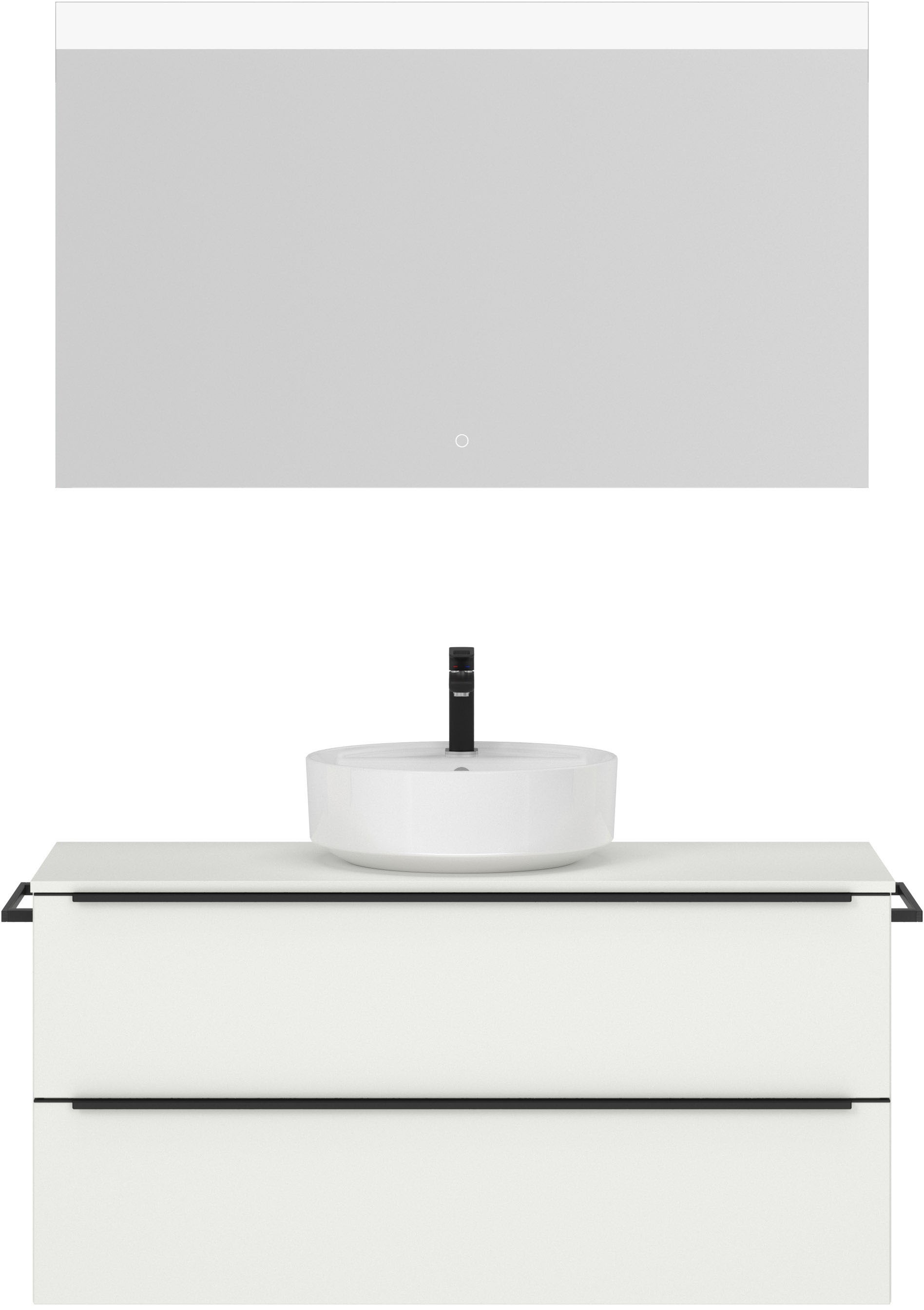 nobilia Badmöbel-Set "Alvene" vormontiert, mit Soft-Close, 2 Stk. tlg. günstig online kaufen