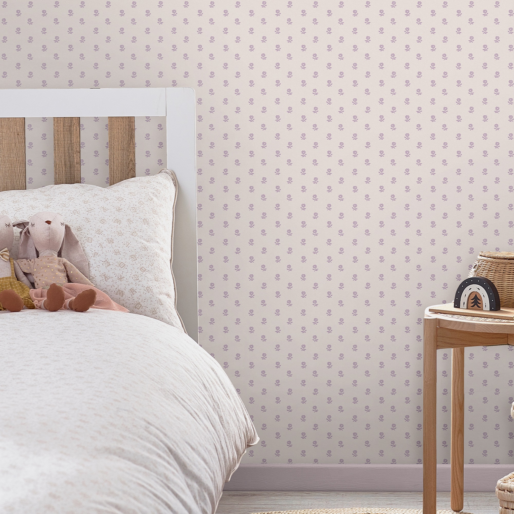 LAURA ASHLEY Vliestapete »Daisy Lavender Purple«, 10mx52cm