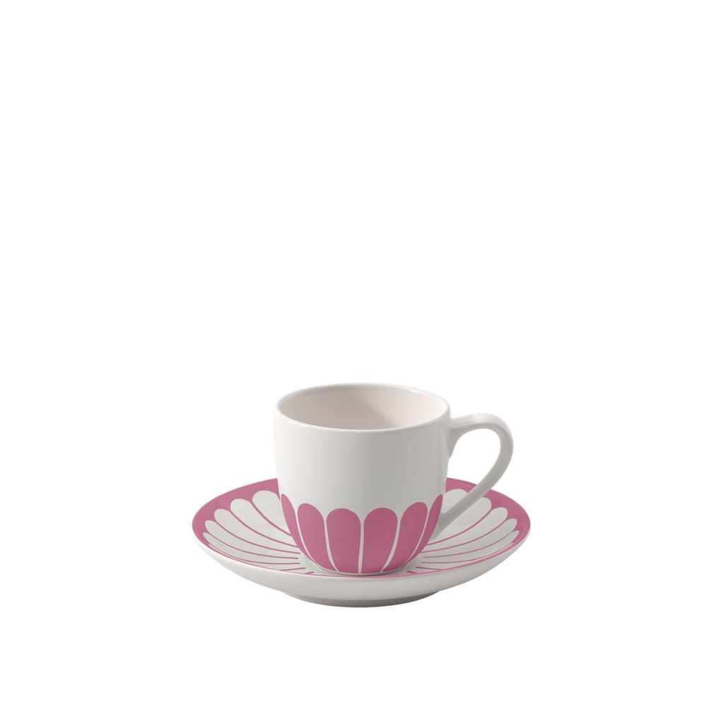 Villeroy & Boch Tasse "Espressotasse mit Untertasse Fleur Couleur 70 ml" günstig online kaufen