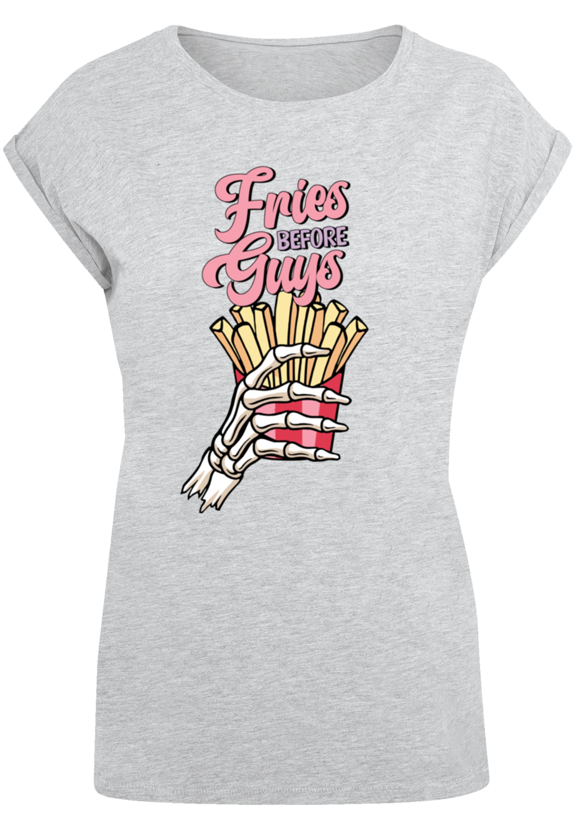 F4NT4STIC T-Shirt "Anti Valentinstag Fries before guys", Premium Qualität günstig online kaufen