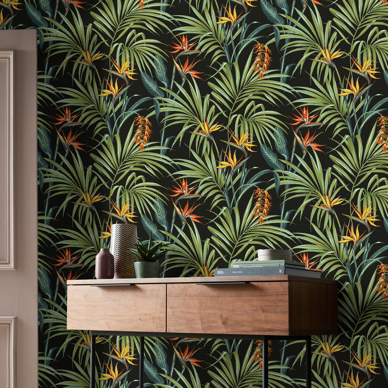 Superfresco Easy Vliestapete »Strelitzia Blätter« gemustert FSC® zertifiziert, mit lebhaftem Druck, 10 Meter Länge