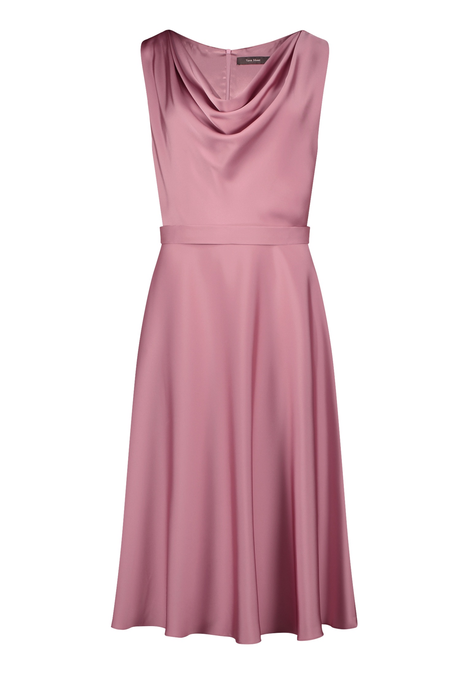 Vera Mont Cocktailkleid "Damen mit Wasserfallausschnitt" Nahttasche Form günstig online kaufen