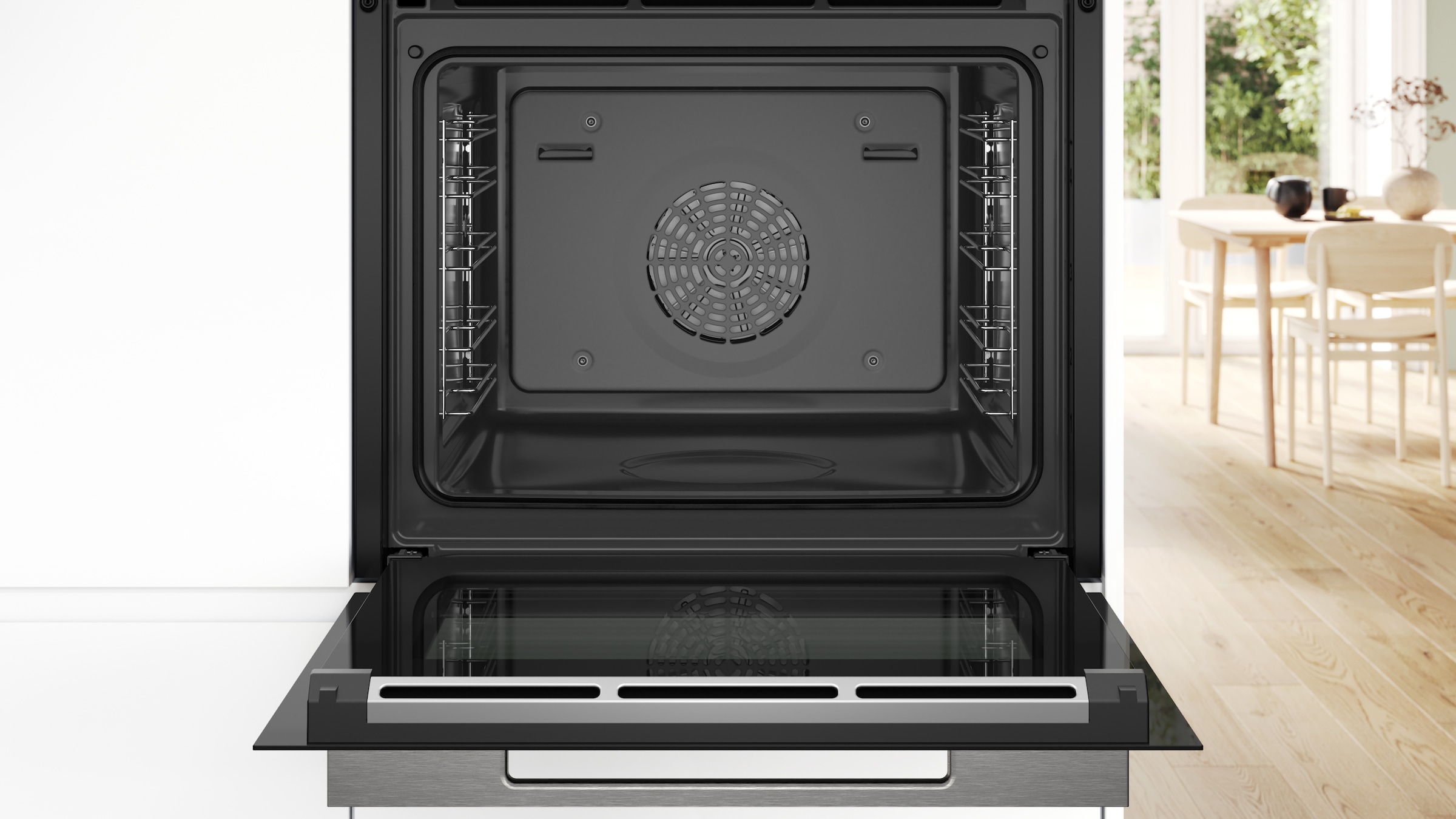 BOSCH Dampfbackofen Serie 8 »HSG7364B1«, mit Teleskopauszug nachrüstbar, AirFry-Funktion