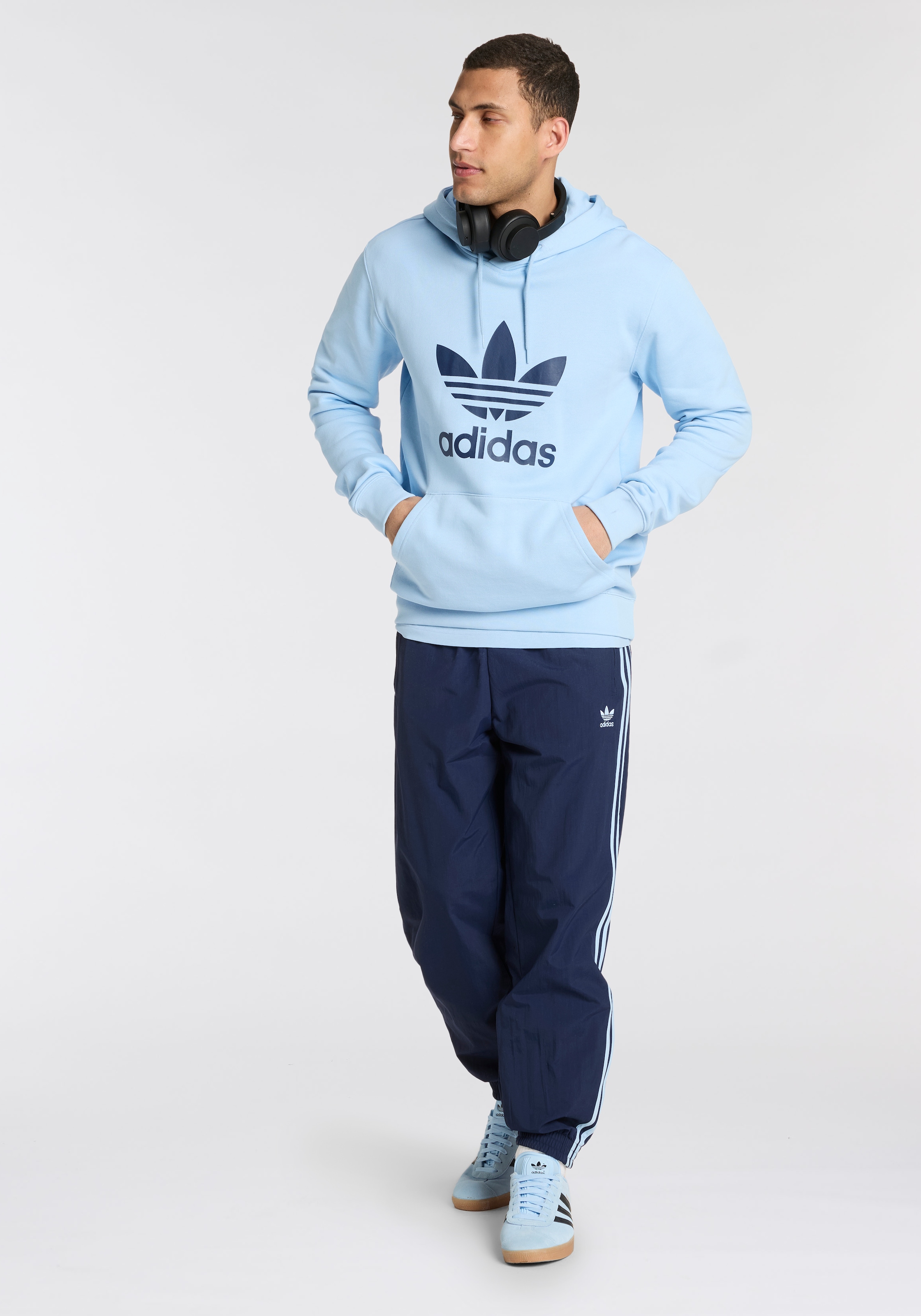 adidas Originals Kapuzensweatshirt »TREFOIL HOODY«, Hoodie, Kapuzenpullover mit großem Logoprint
