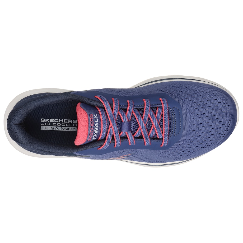 Skechers Sneaker »GO WALK 7-COSMIC WAVES«, mit Air-Cooled Memory Foam, Freizeitschuh, Halbschuh, Schnürschuh