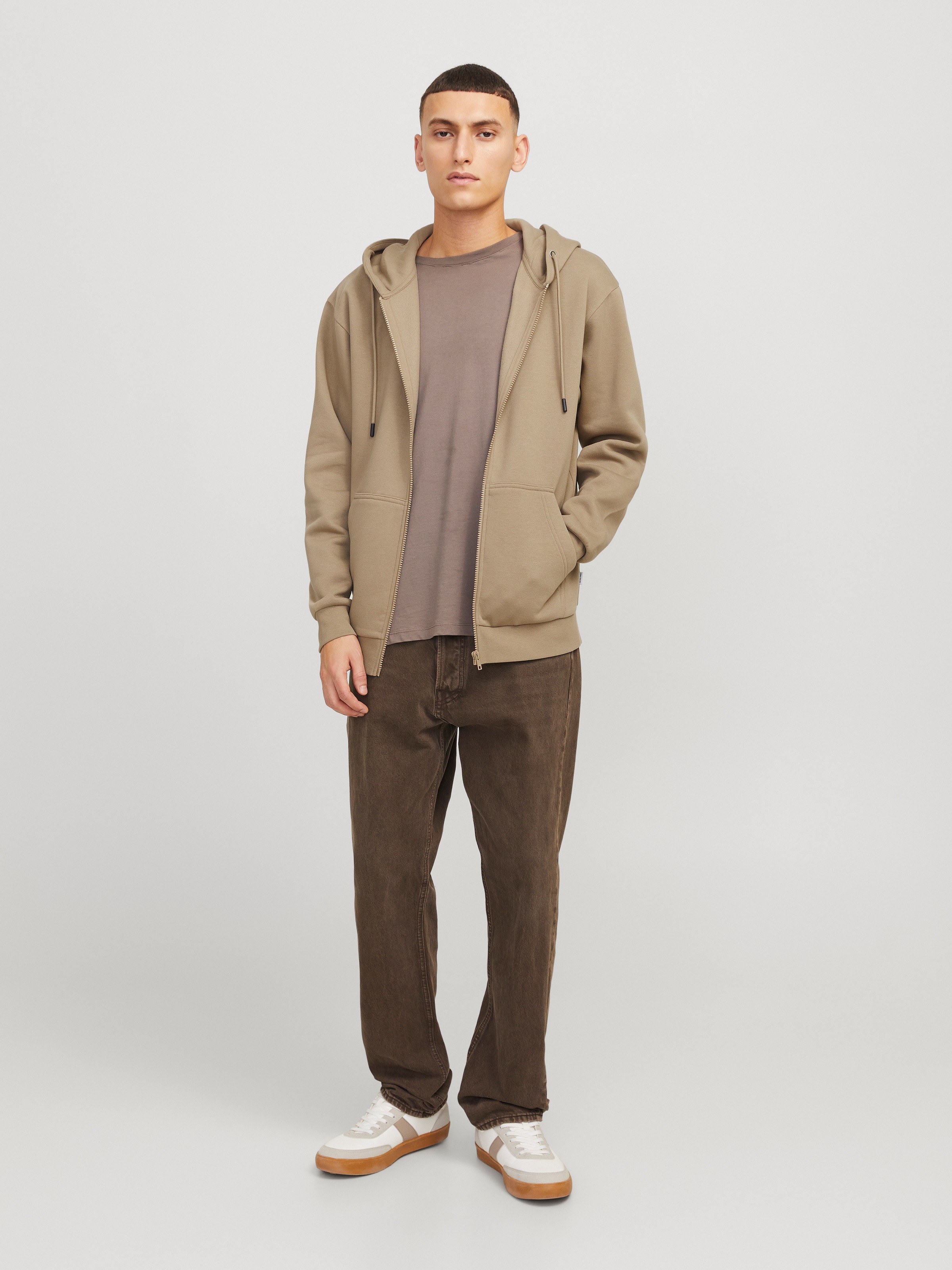 Jack & Jones Kapuzensweatjacke »JJEBRADLEY SWEAT ZIP HOOD NOOS«, mit Kapuze