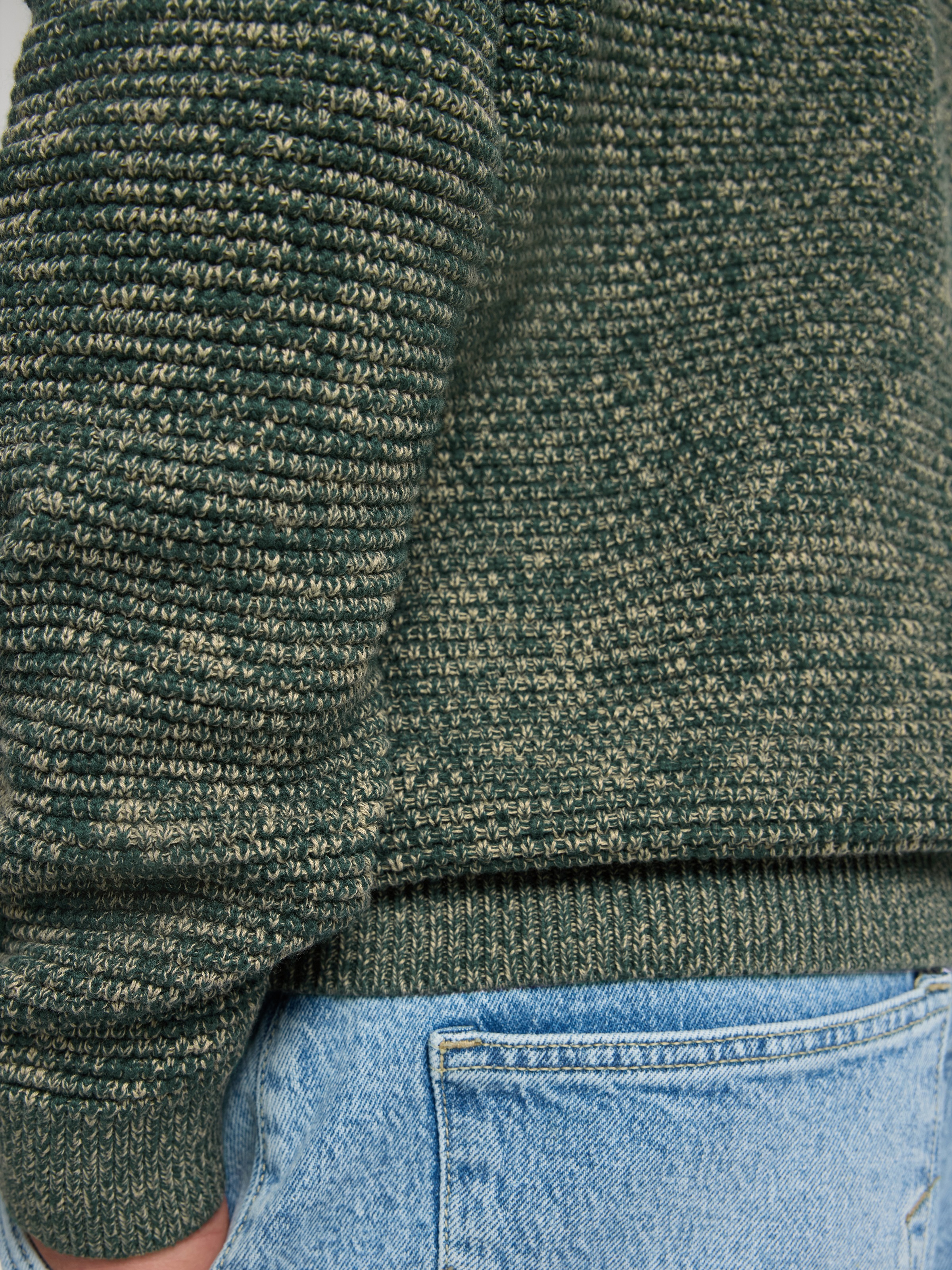 Thumbnail - SELECTED HOMME Rundhalspullover "SLHVINCE LS KNIT BUBBLE CREW NECK NOOS"