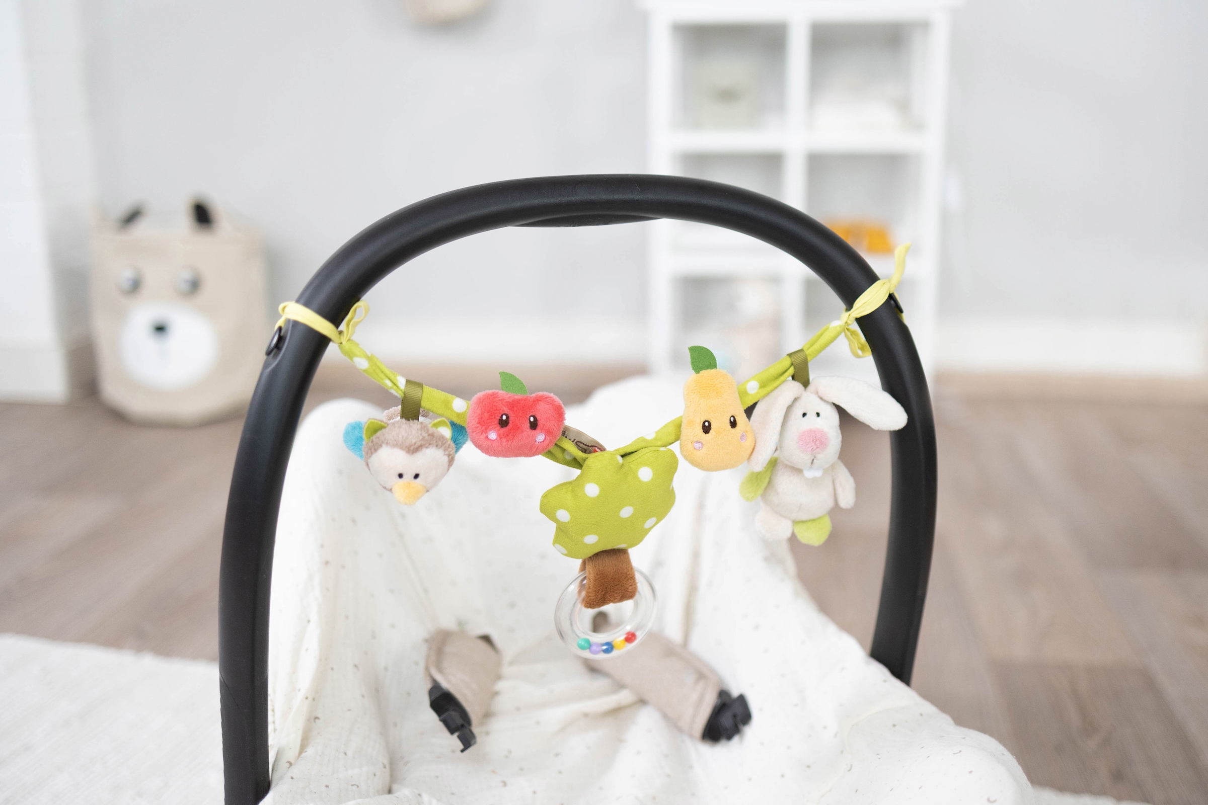 Nici Kinderwagenkette »My first NICI, Hase und Eule, 40 cm«