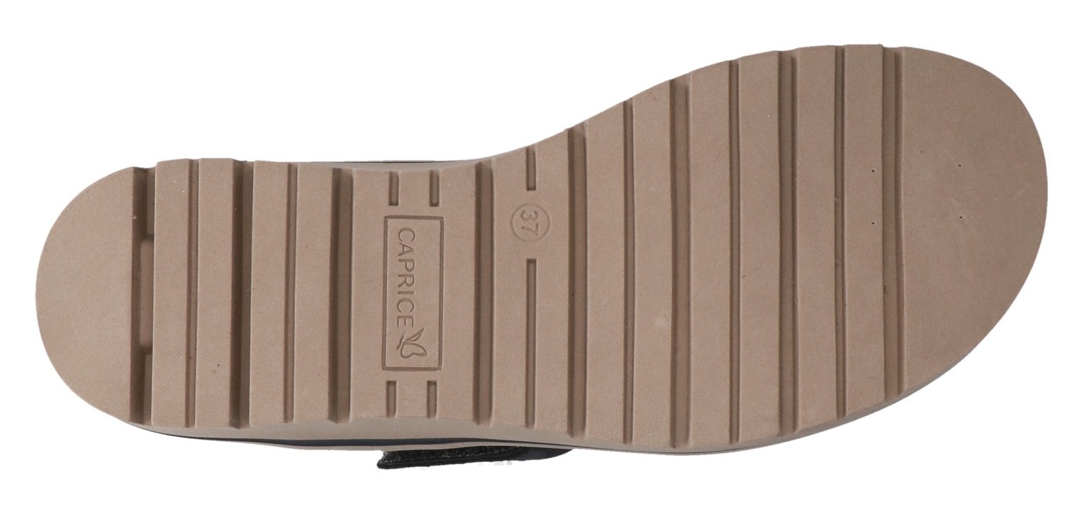 Caprice Pantolette, Keilabsatz, Bequemschuh, Schlüpfschuh mit Zierschnalle, Weite H