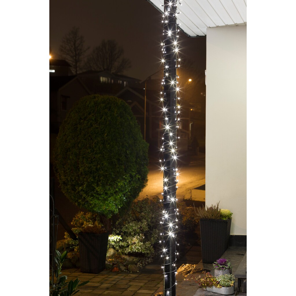 KONSTSMIDE LED-Lichterkette »Weihnachtsdeko aussen«, 80 St.-flammig, Micro LED Lichterkette, schutzisoliert/umgossen, 80 warm weiße Dioden