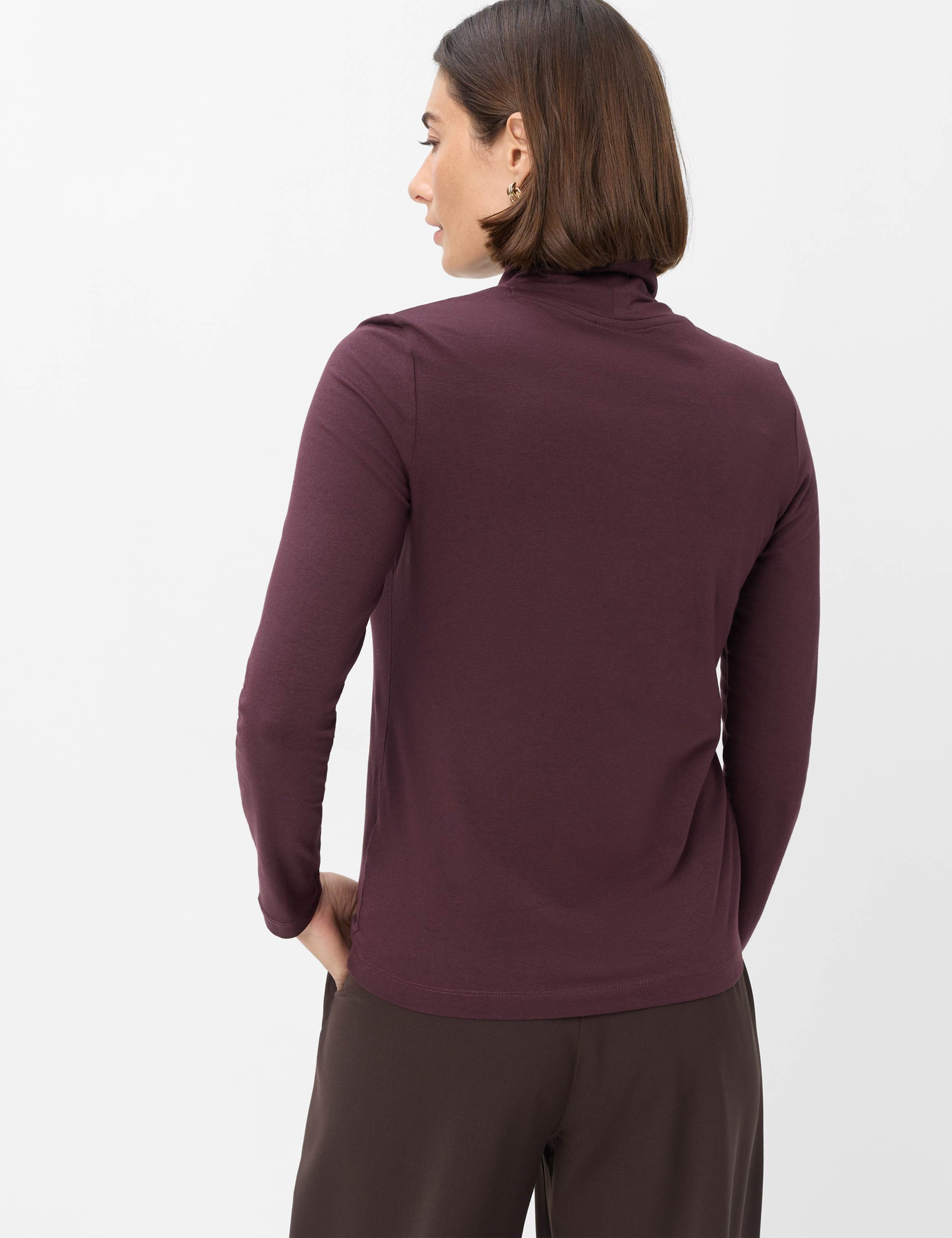 Brax Sweatshirt »Style CARINA L«, Jersey: Langarmshirt im Baumwollmix
