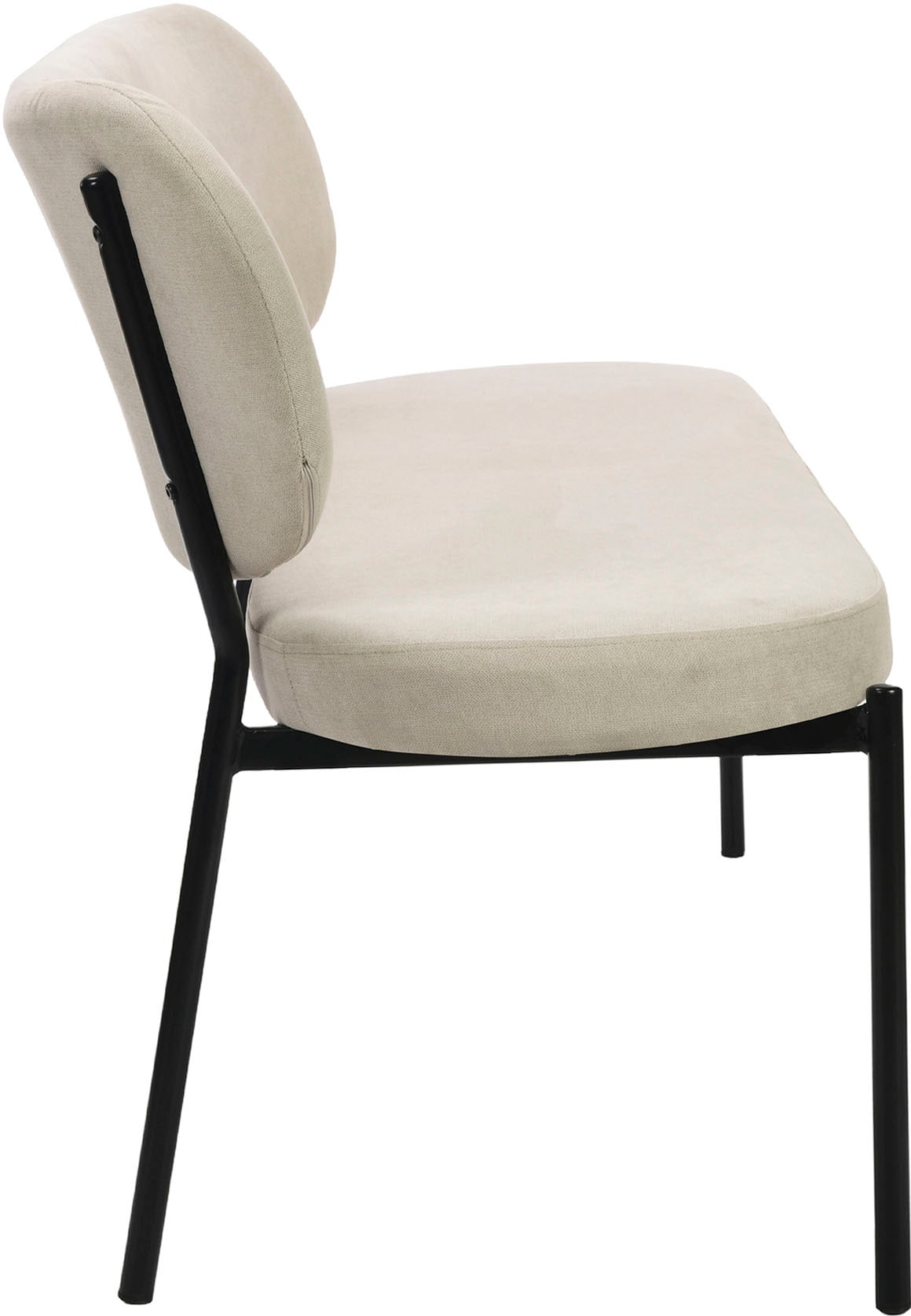 byLIVING Sitzbank »Jersey«, mit Webstoff-Bezug, mit Rückenlehne, Breite 160 cm