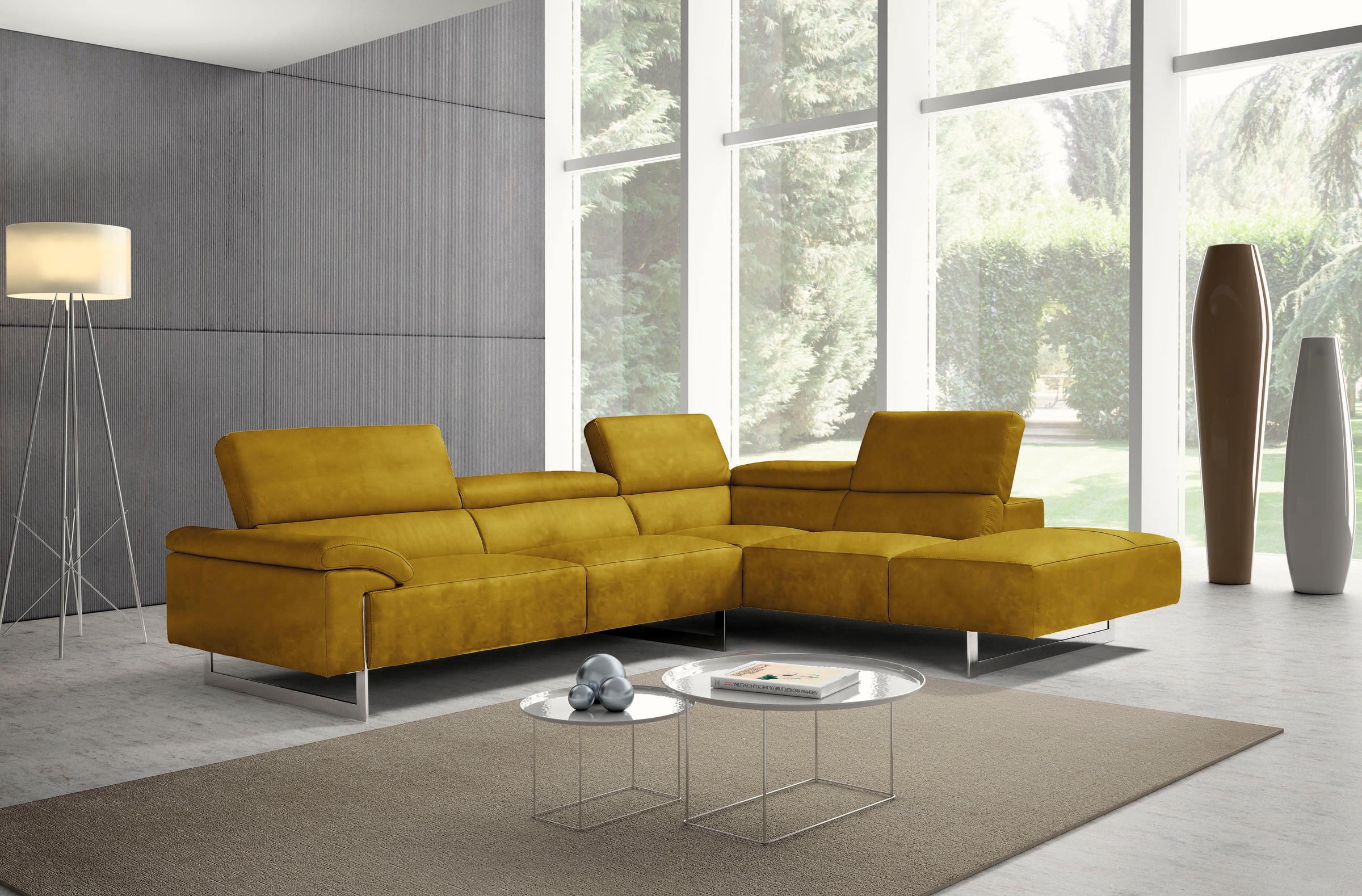 Egoitaliano Ecksofa "Malika, elegant und bequem, Designsofa, L-Form", mit O günstig online kaufen