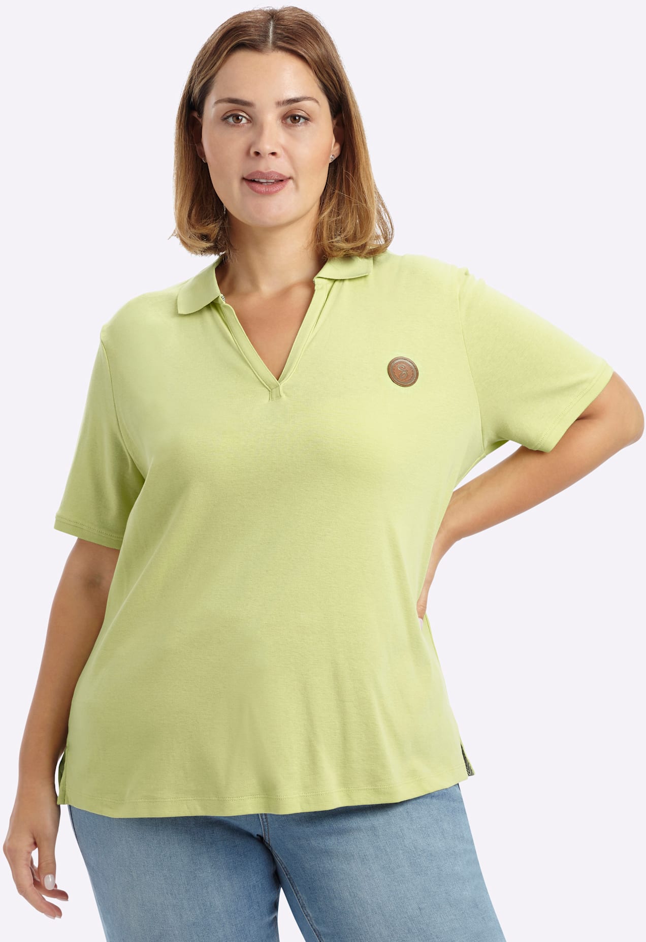 Sheego Poloshirt "Poloshirt" 1