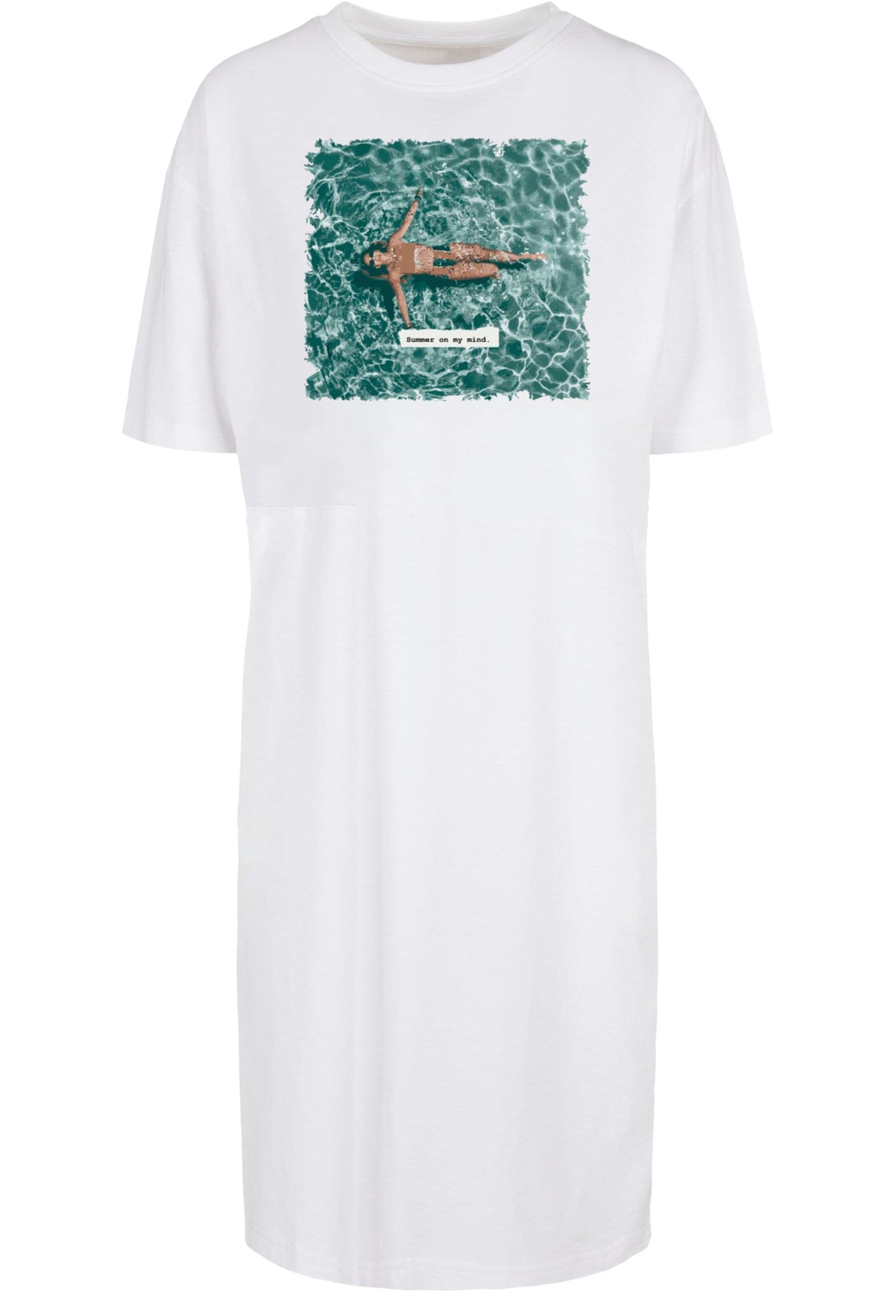 Shirtkleid »Merchcode Damen Ladies Summer - On My Mind Oversized Slit Dress«, (1 tlg.)