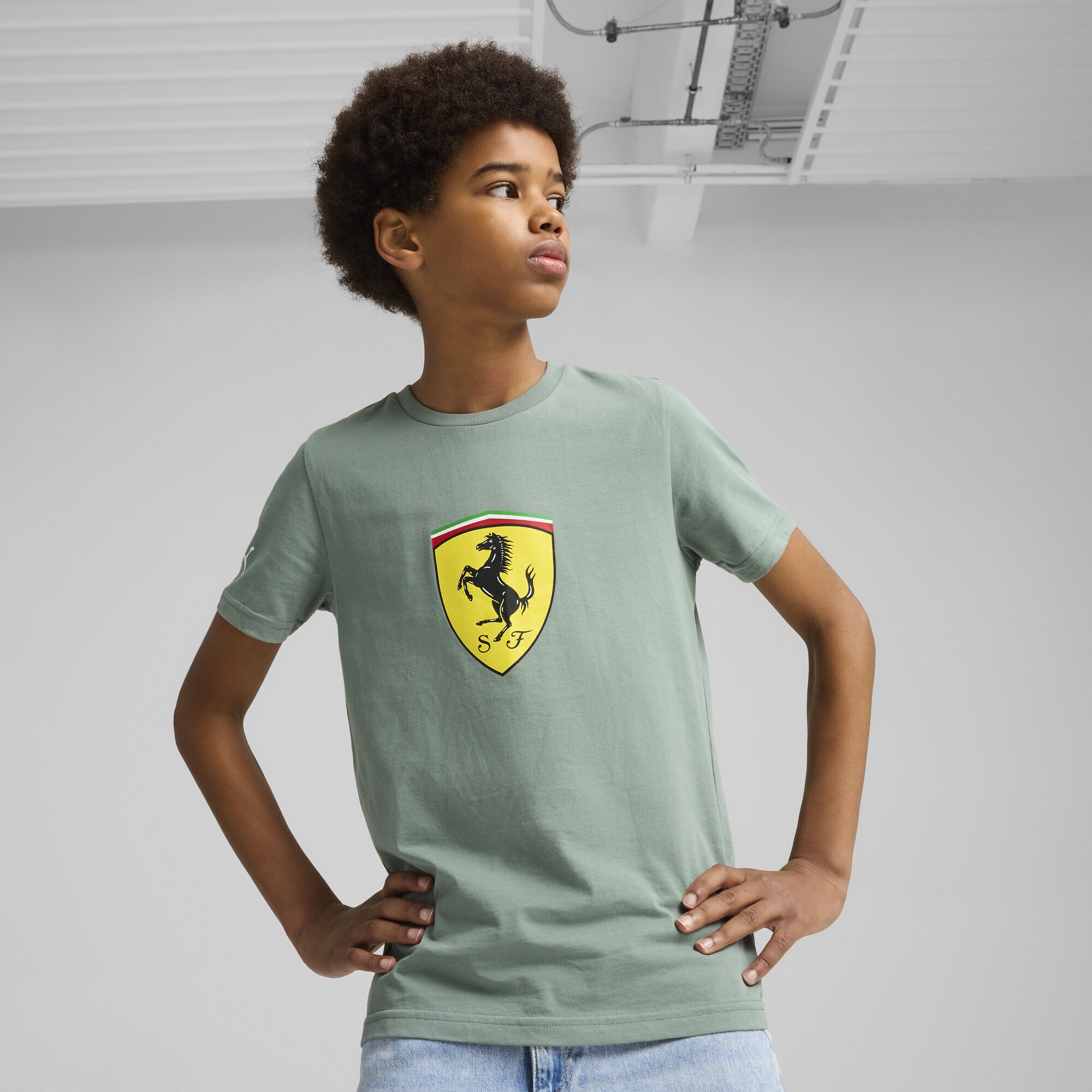 PUMA T-Shirt »Scuderia Ferrari HP Race Colored Big Shield T-Shirt Jugendliche«