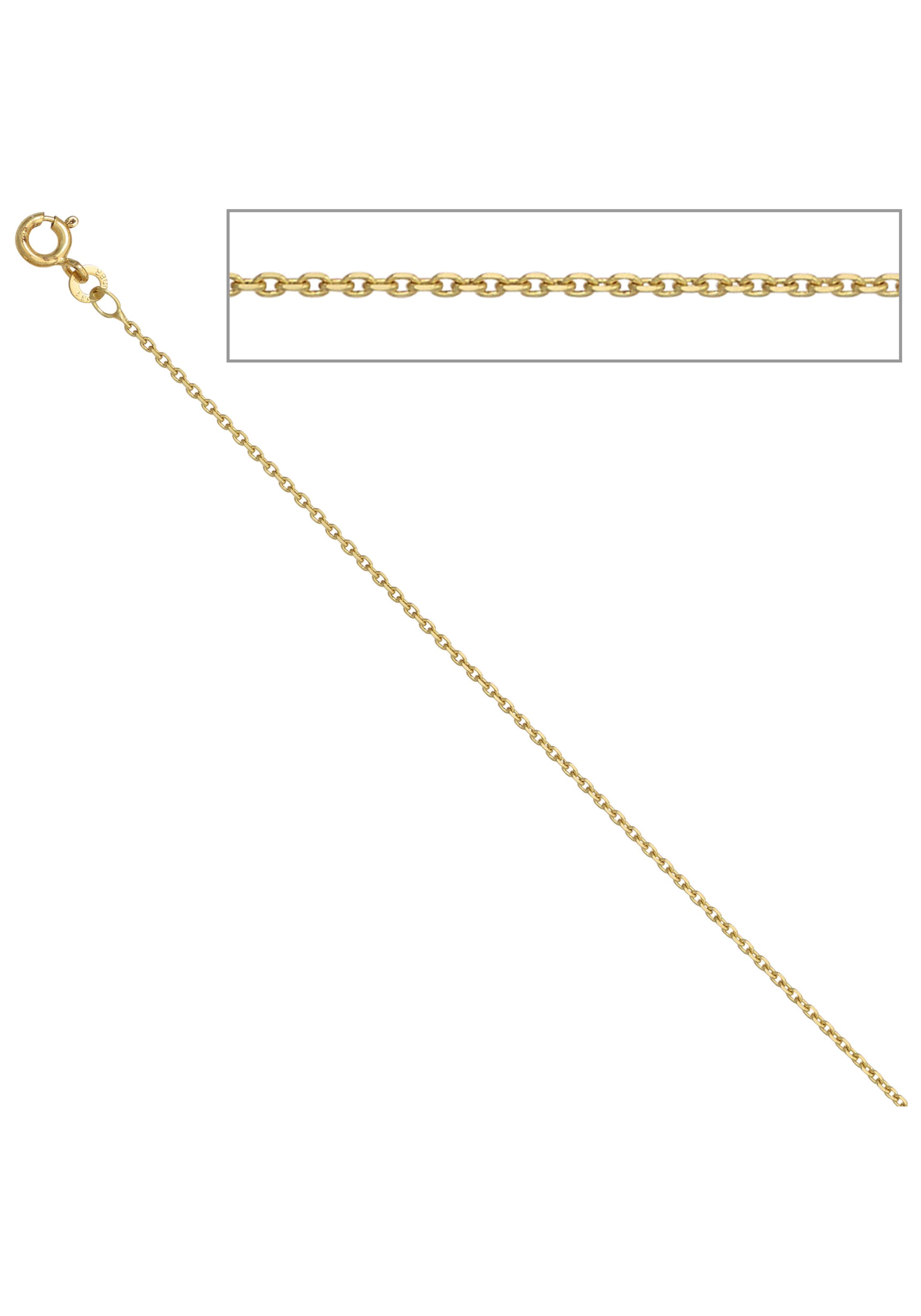 JOBO Goldkette, Ankerkette 333 Gold 42 cm 1,2 mm