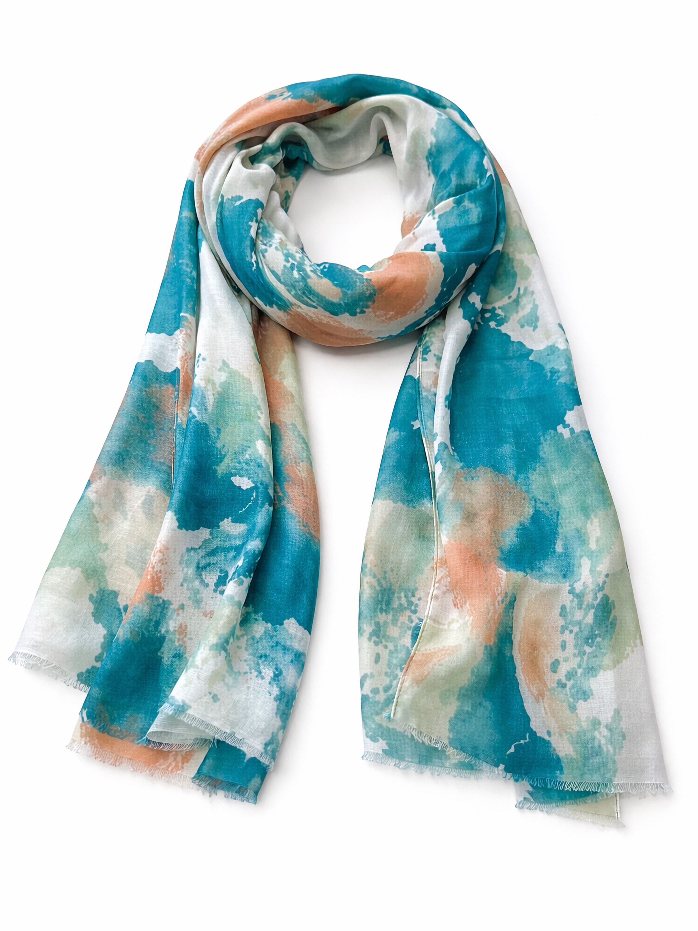 COLLEZIONE ALESSANDRO Modeschal "Azoren" 1 Stk. in modischen Lagunenfarben günstig online kaufen