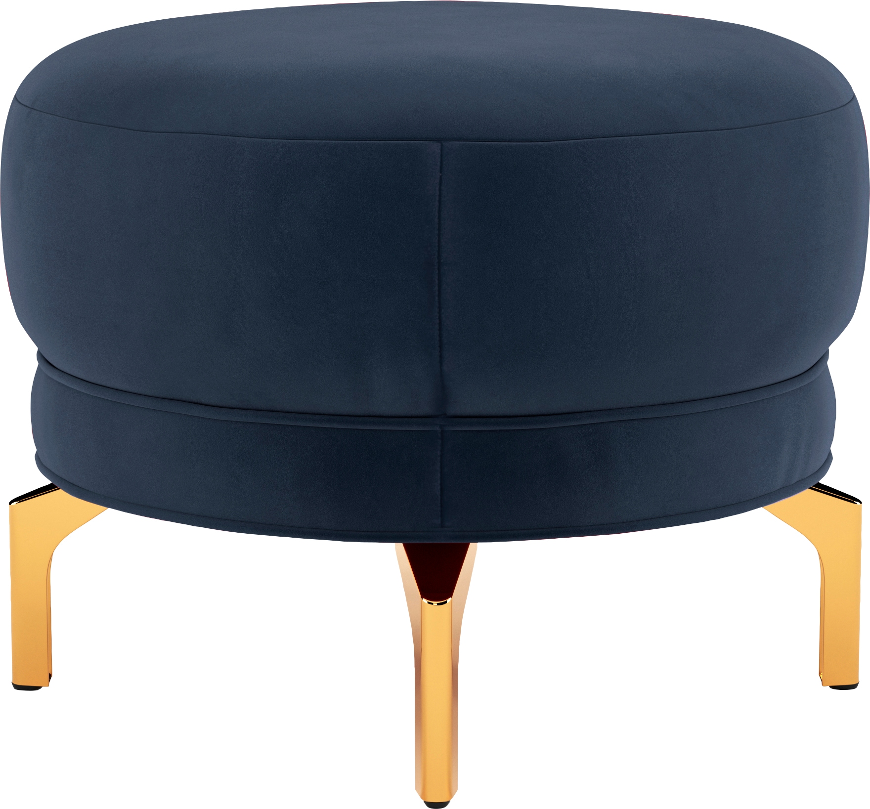 sit&more Polsterhocker »Orient 3« goldfarbene Metallfüße