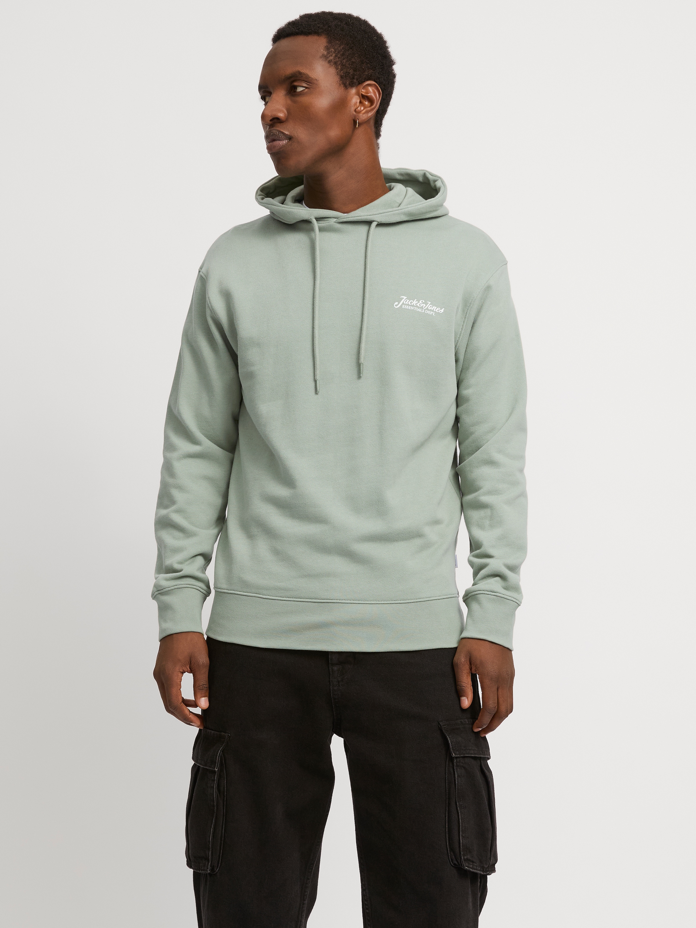 Jack & Jones Kapuzensweatshirt "JJBEAU – Sweater mit Logodruck, Slim Fit un günstig online kaufen