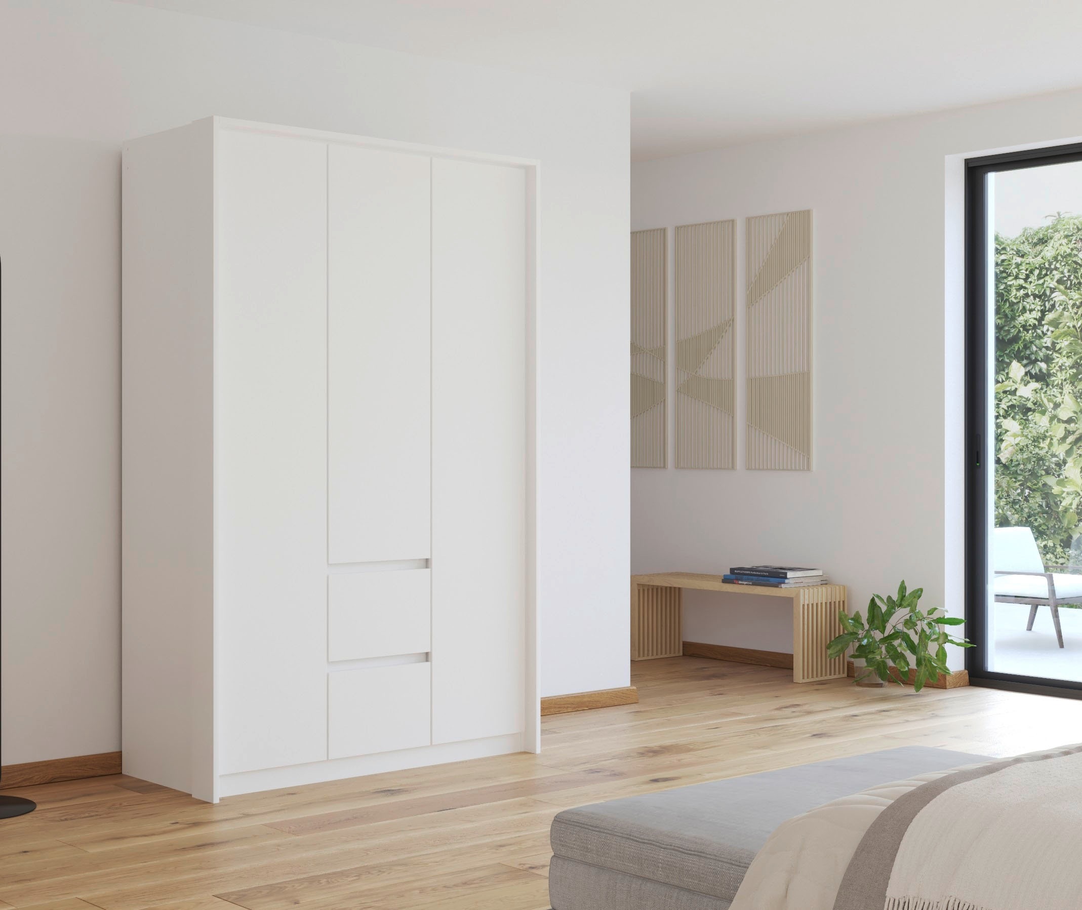 rauch Drehtürenschrank "Mainz mit Passepartout" optional mit Beleuchtung, A günstig online kaufen