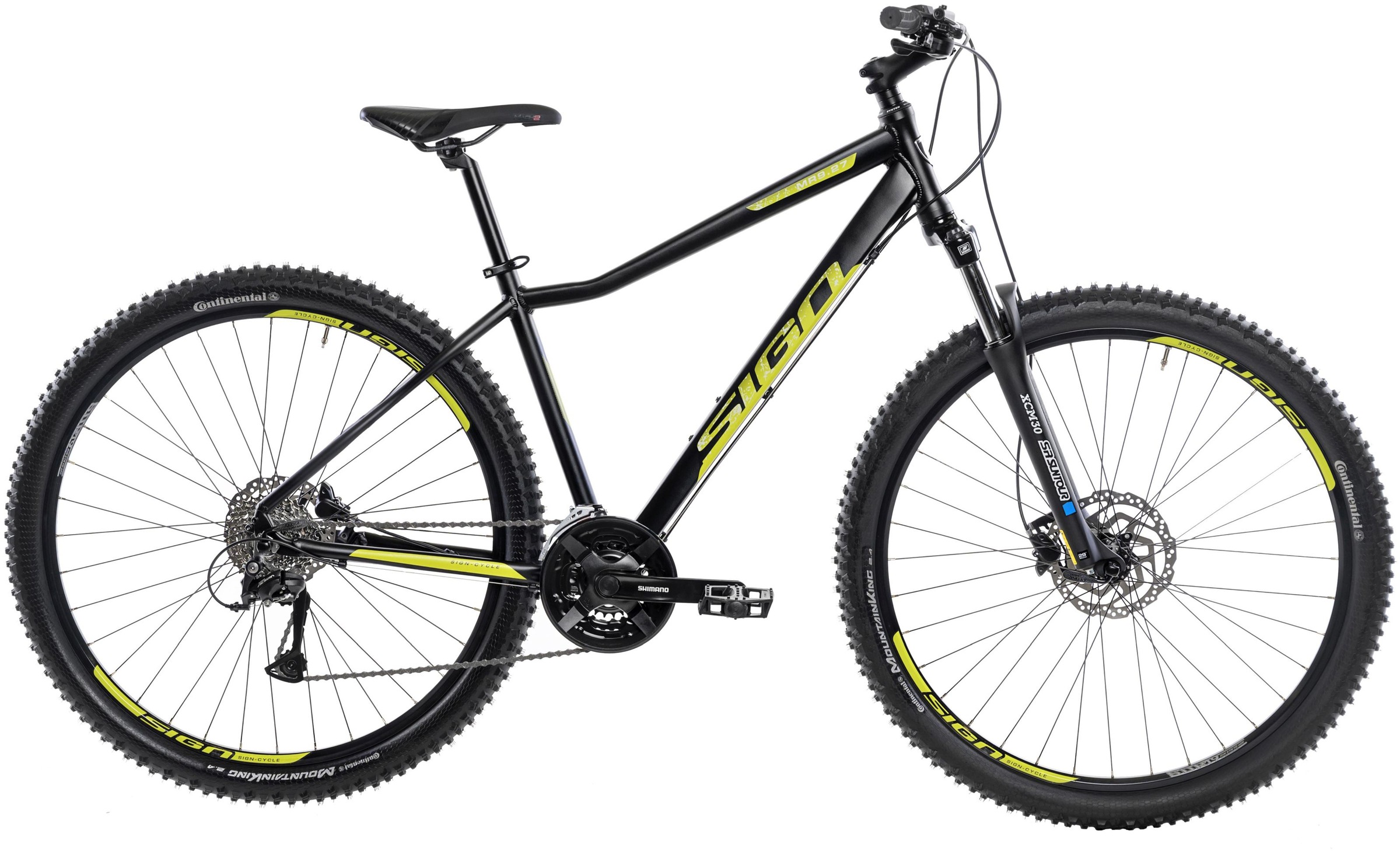 Mountainbike, 27 Gang, Shimano, ACERA RD-T3000 Schaltwerk, für Damen und Herren