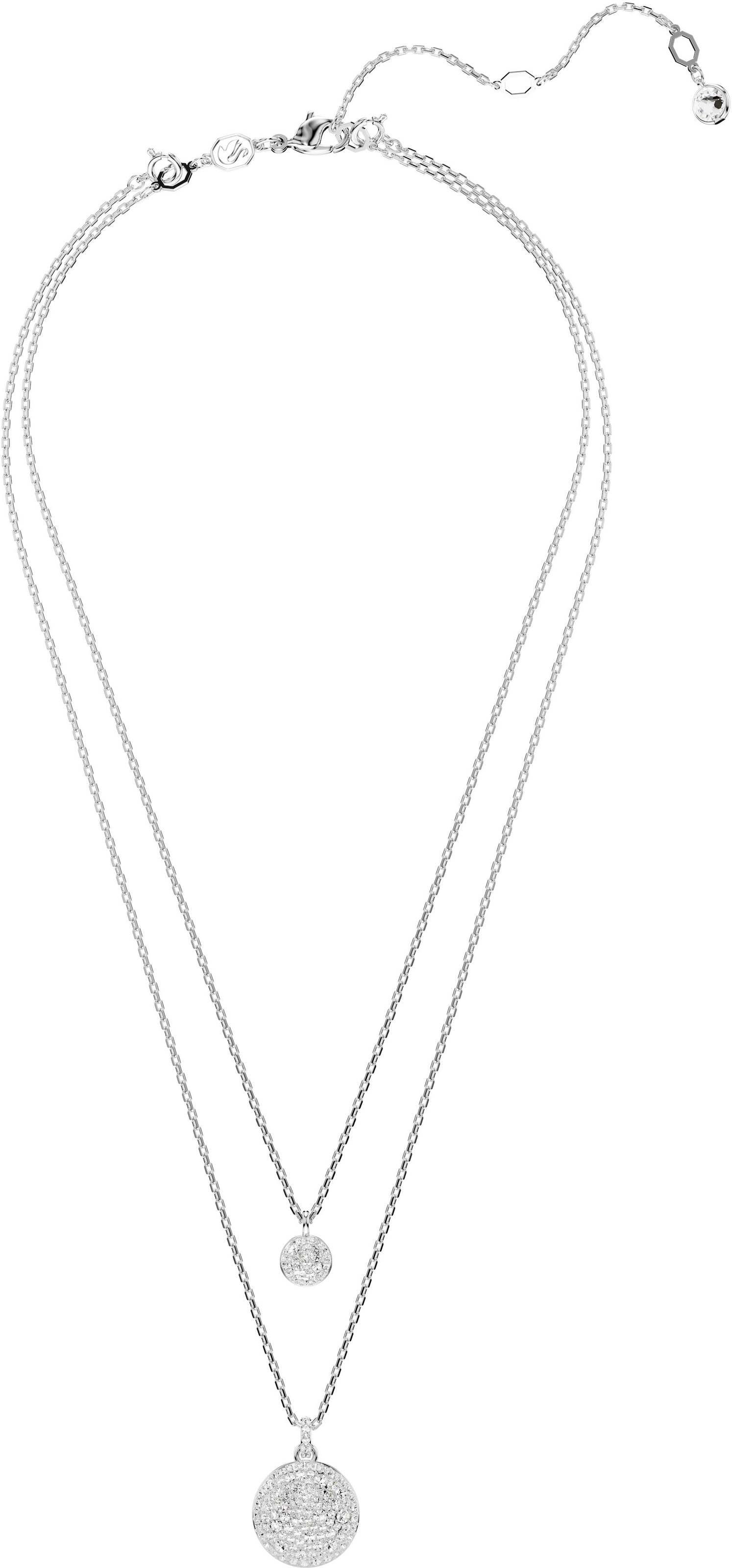 Swarovski Ketten-Set »Sublima Round im Lagenlook, 5683449, 5684244«, (Set, 2 tlg.), mit Swarovski® Kristall