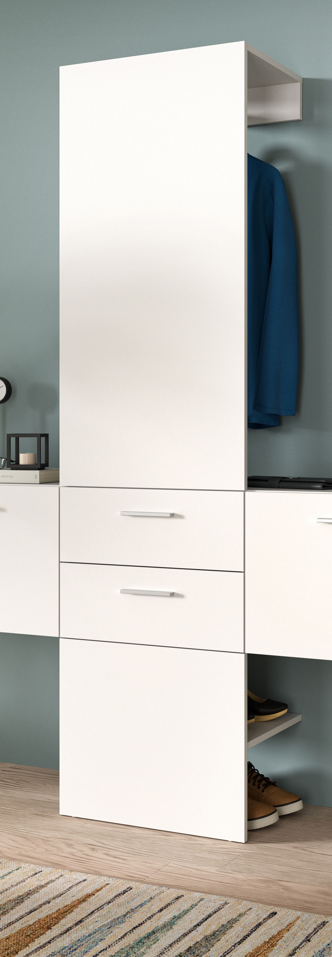 INOSIGN Garderobenpaneel, (1 St.), Lumo, Gardeobenpaneel Höhe 190 cm, 2 Sch günstig online kaufen