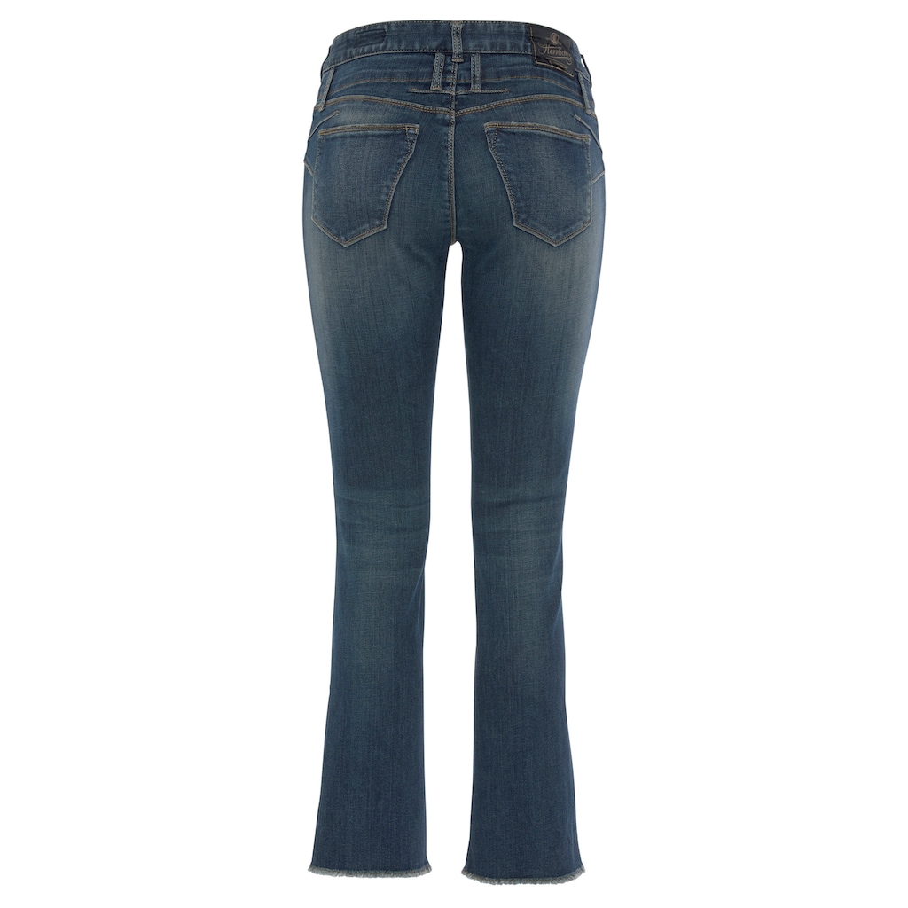 Herrlicher Slim-fit-Jeans »BABY Cropped Denim Powerstretch«