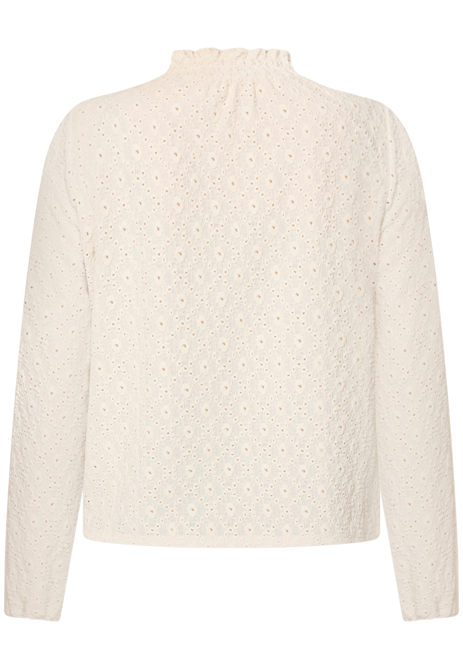Zero Klassische Bluse »Damen mit Lochmuster«