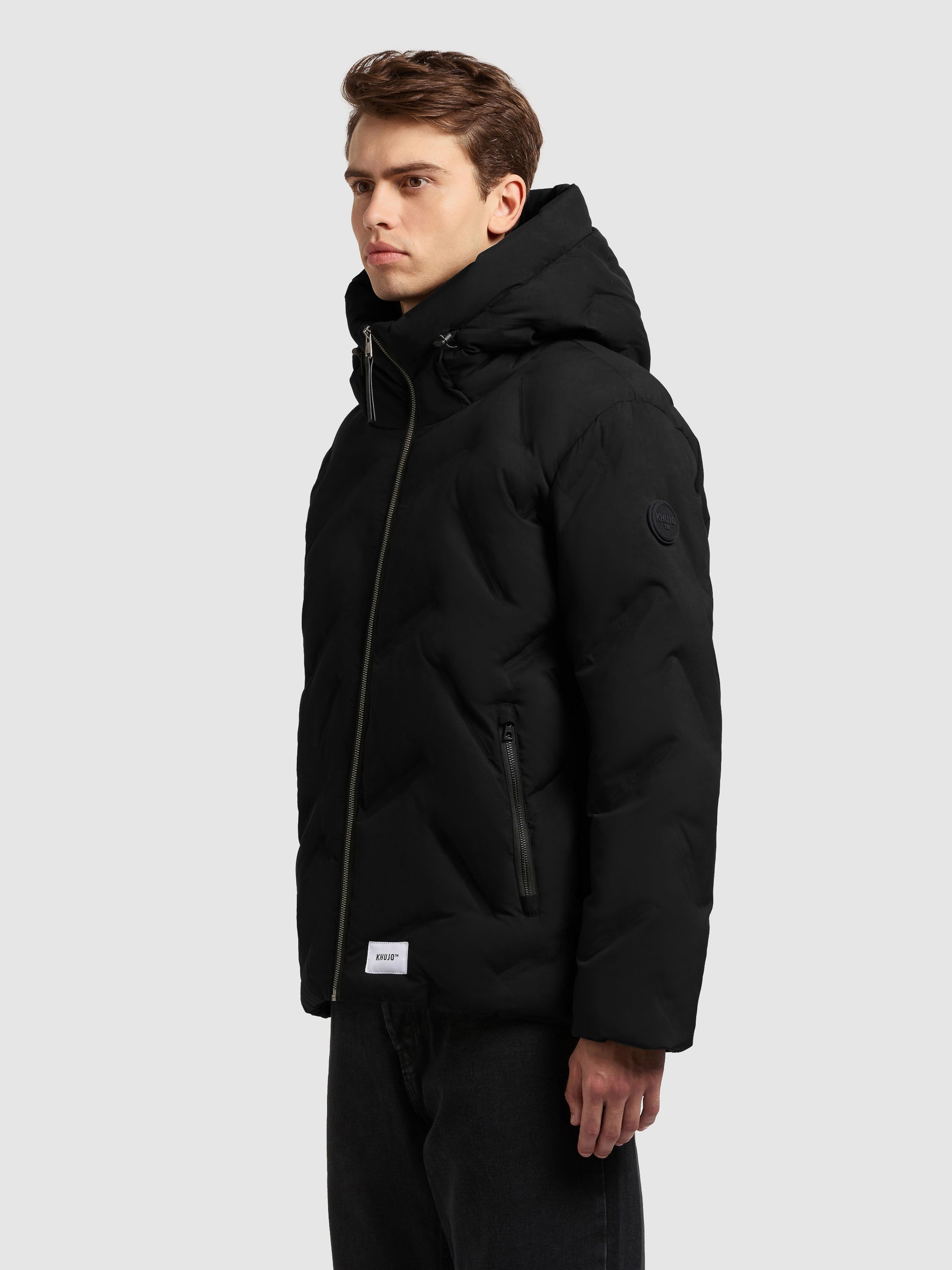 khujo Steppjacke »ONERT«, mit Kapuze