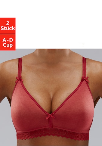 Bralette-BH, (Packung, 2 Stück)