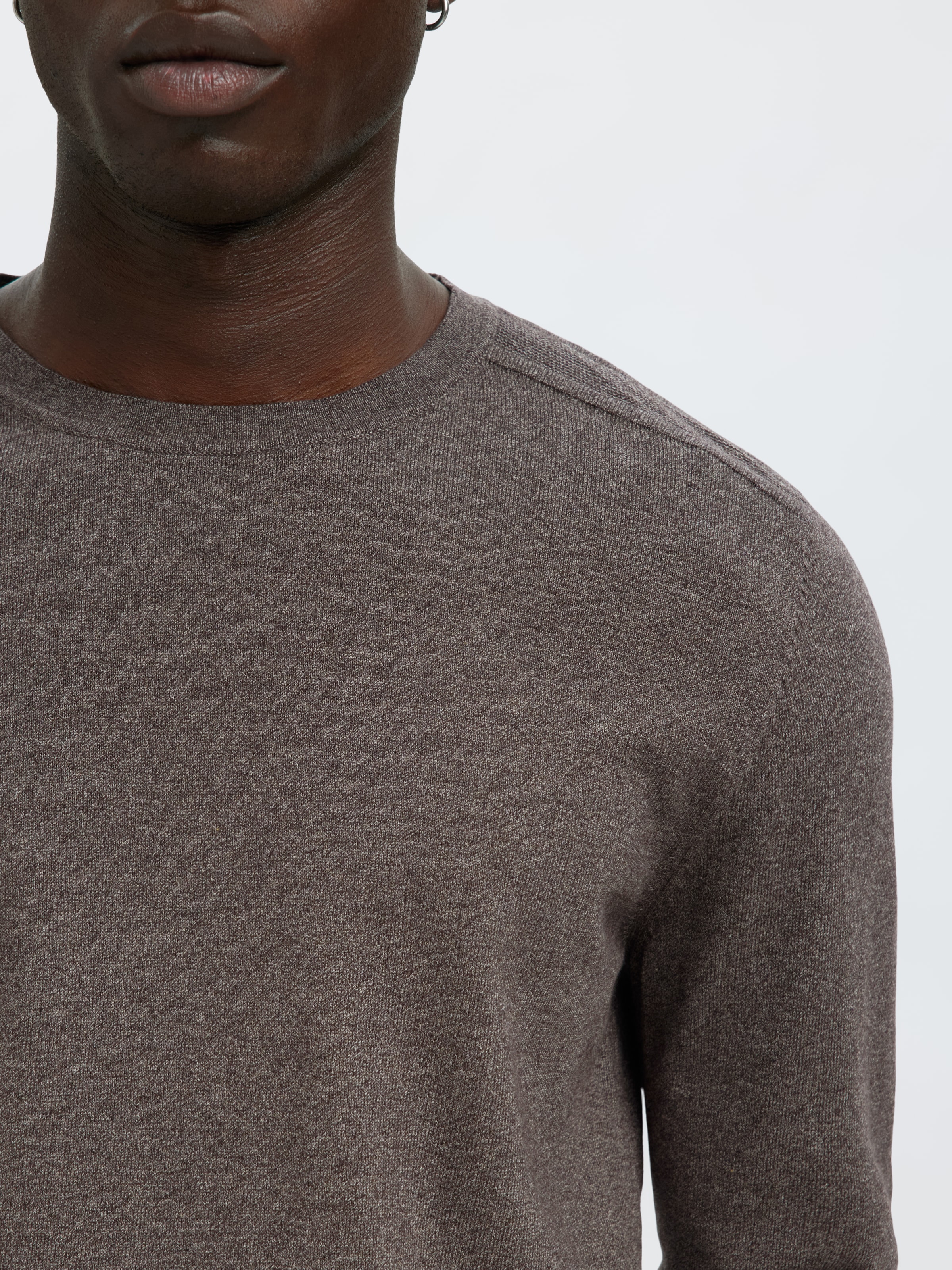 SELECTED HOMME Strickpullover »SLHBERG CREW NECK NOOS«