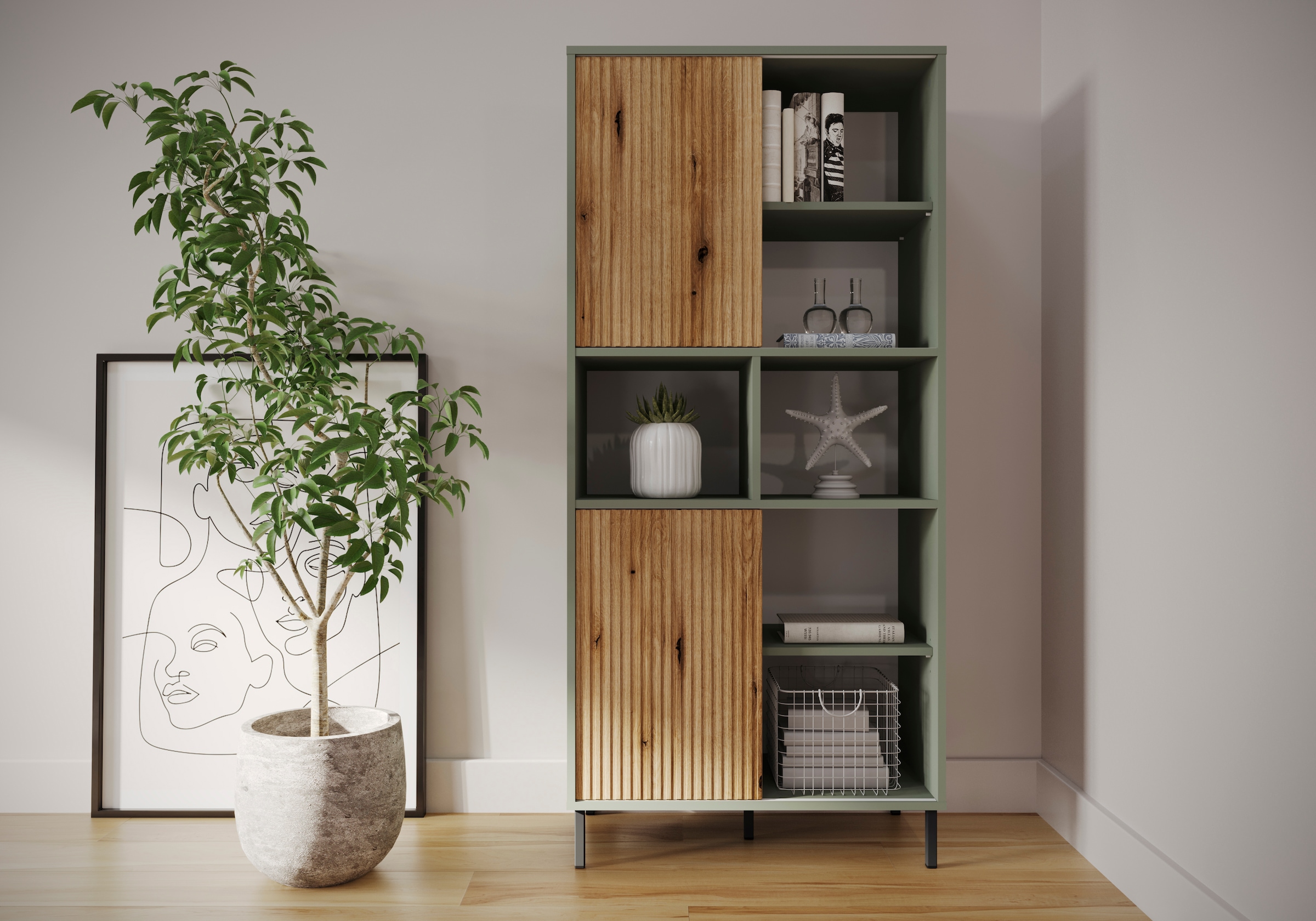INOSIGN Highboard "Pozzi", Höhe ca. 163 cm günstig online kaufen