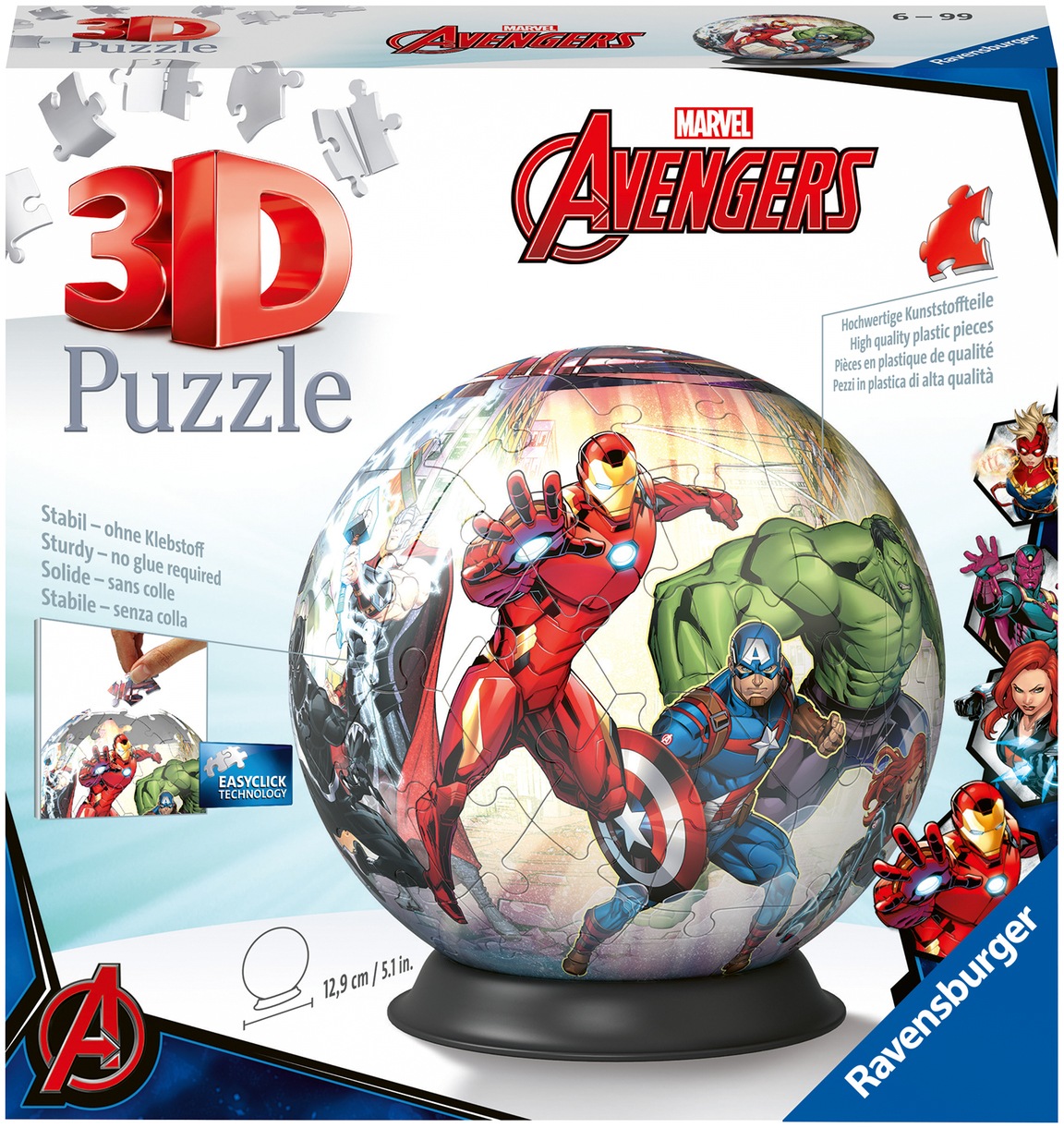 Ravensburger 3D-Puzzle »Marvel Avengers«, Made in Europe, FSC® - schützt Wald - weltweit