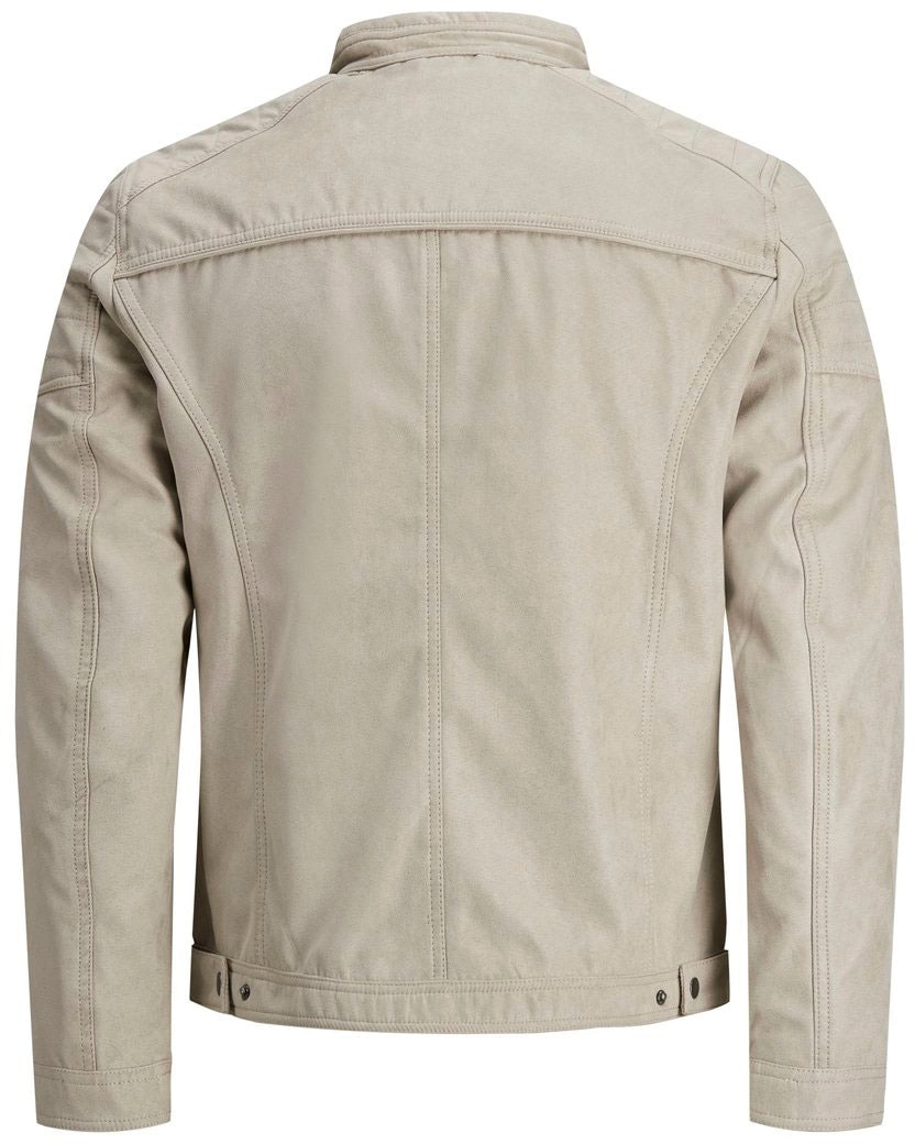 Jack & Jones Bikerjacke »ROCKY JACKET«, ohne Kapuze