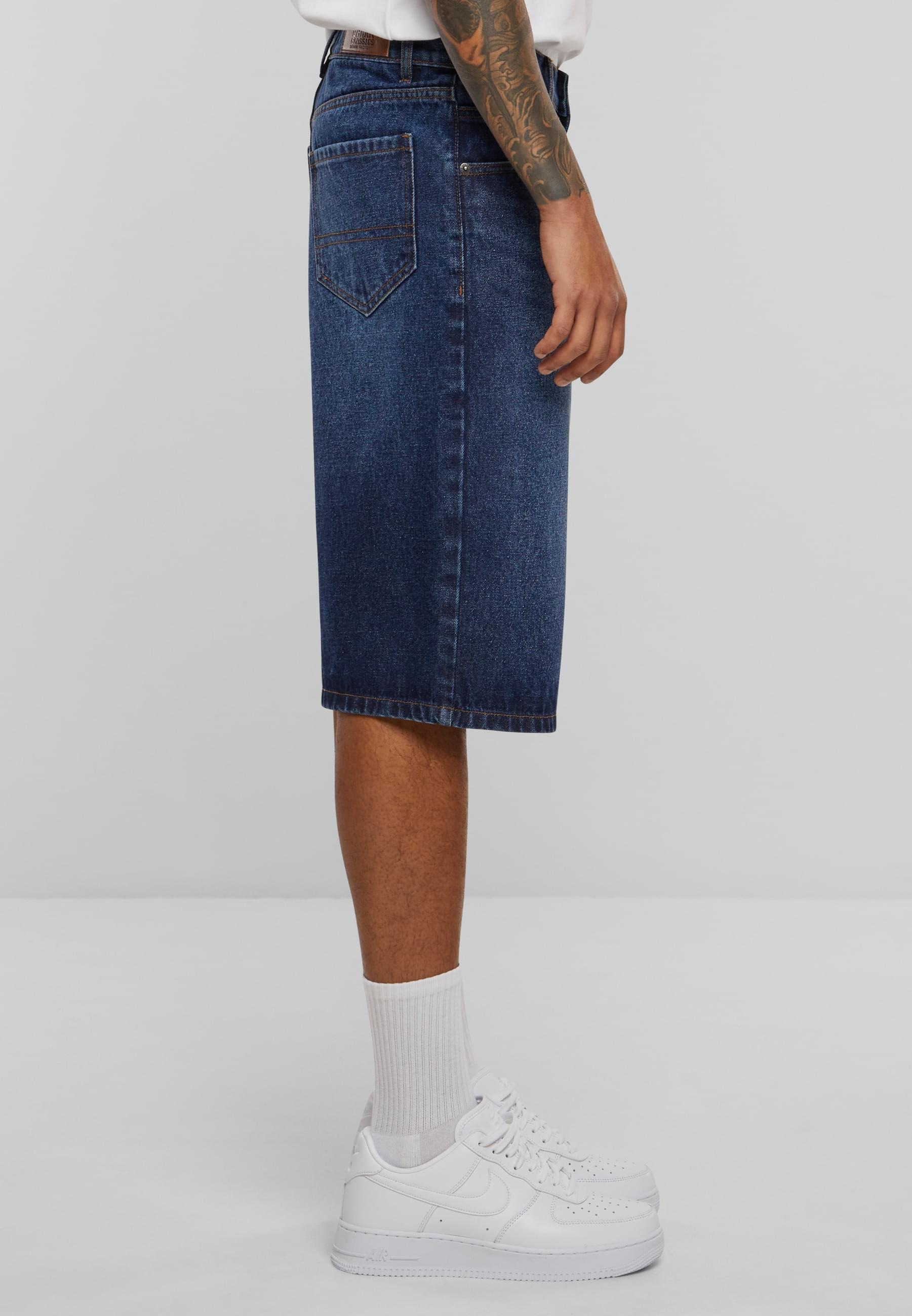URBAN CLASSICS Shorts »Urban Classics Herren 90's Heavy Denim Shorts«, (1 tlg.)