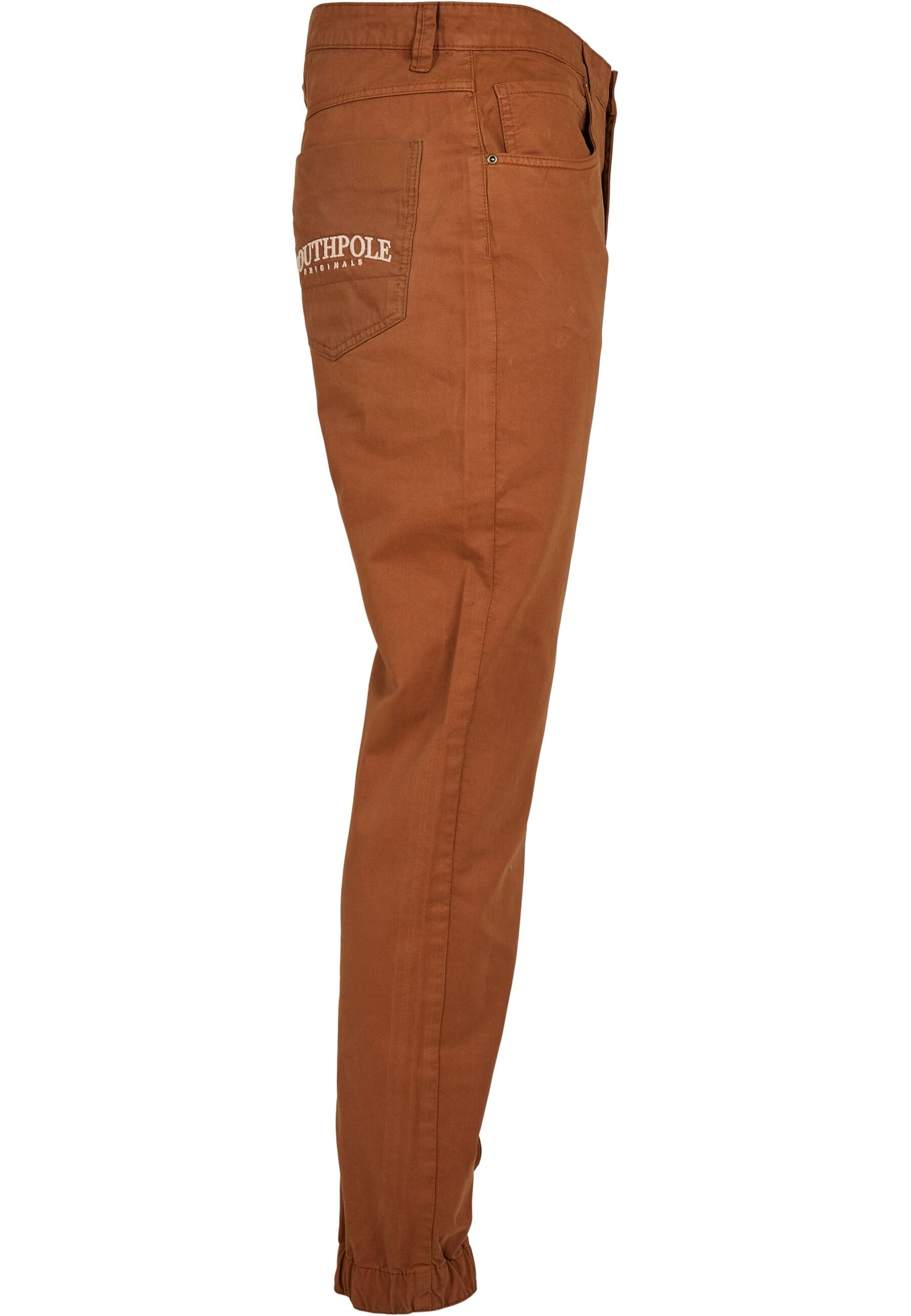 Southpole Stoffhose »Southpole Herren Southpole Script Twill Pants«, (1 tlg.)