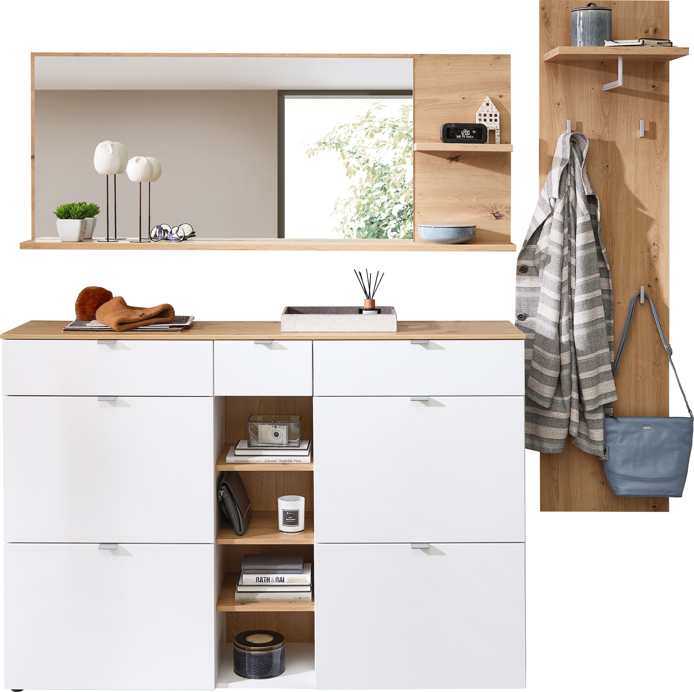 Innostyle Garderoben-Set "Bari Garderobenprogarmm, BxHxT 208x202x38 cm" Set günstig online kaufen