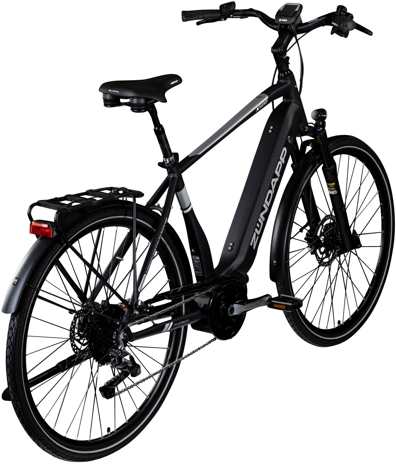 Zündapp E-Bike »X500«, 11 Gang, Shimano, Deore, Mittelmotor 250 W, Pedelec, Elektrofahrrad für Damen u. Herren, Trekkingrad