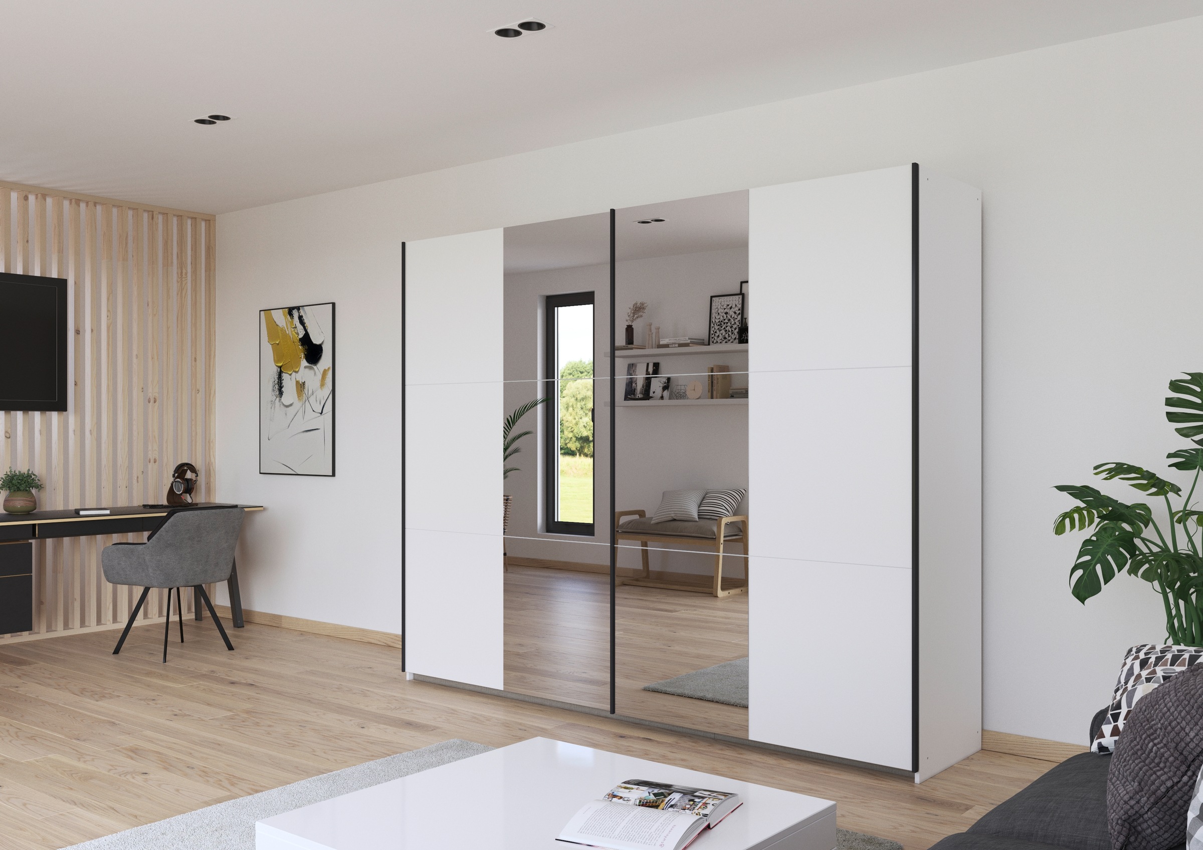 rauch Kleiderschrank "Kleiderschrank Drehtürenschrank Schrank Garderobe KRO günstig online kaufen