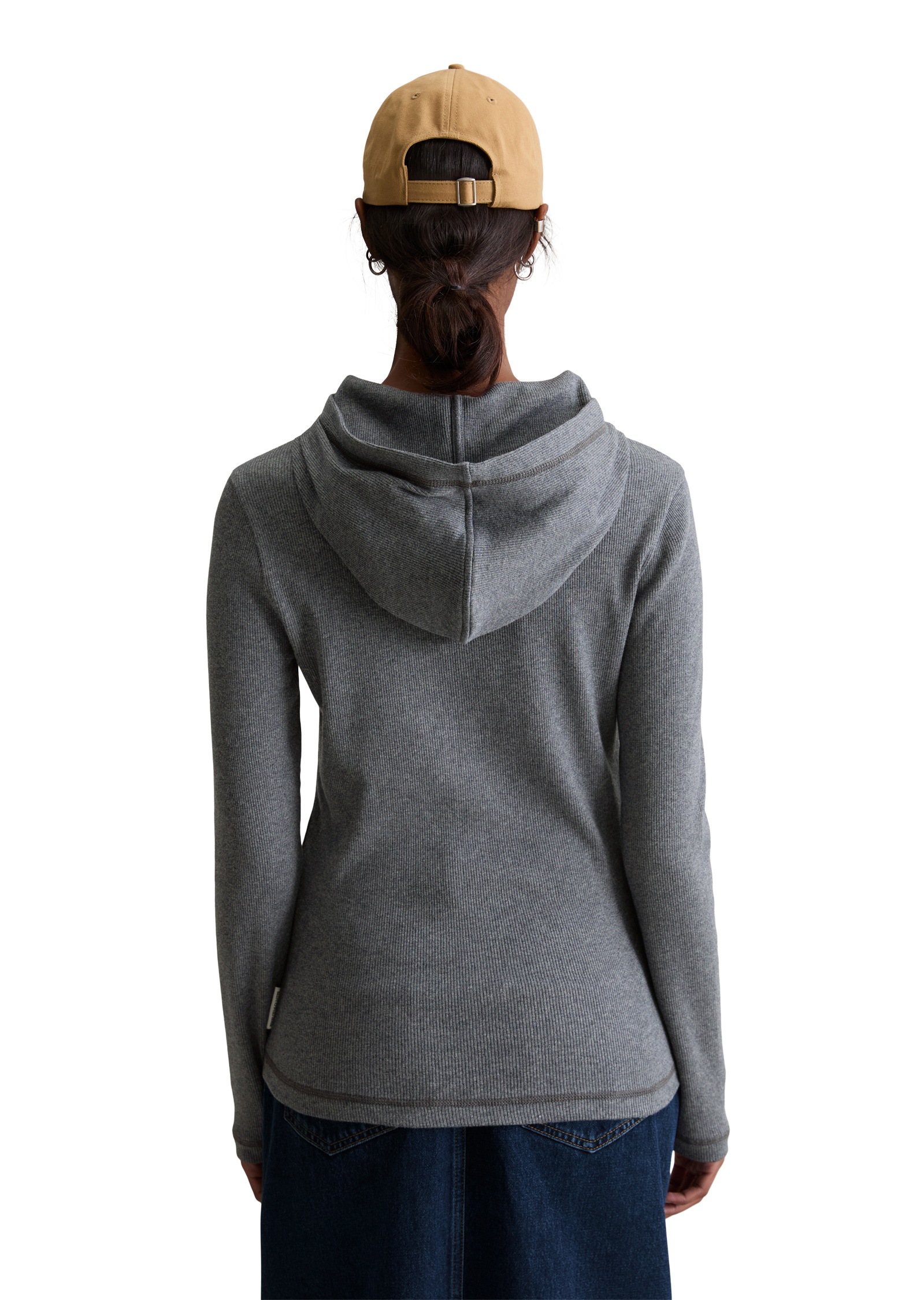 Thumbnail - Marc OPolo DENIM Langarmshirt "aus weichem Rippjersey"