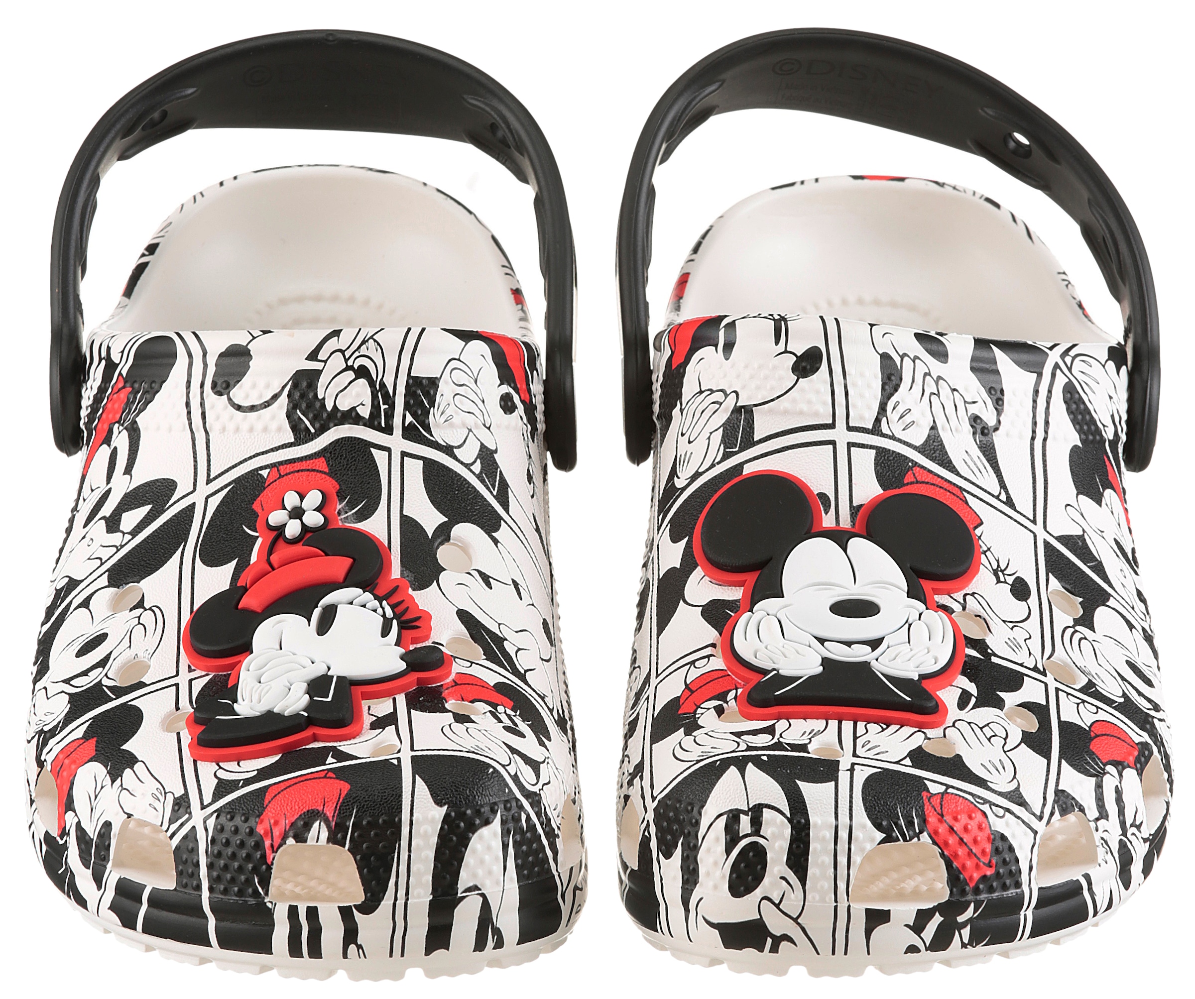 Crocs Clog »Mickey and Minnie Classic Clog«, mit Fersenriemen