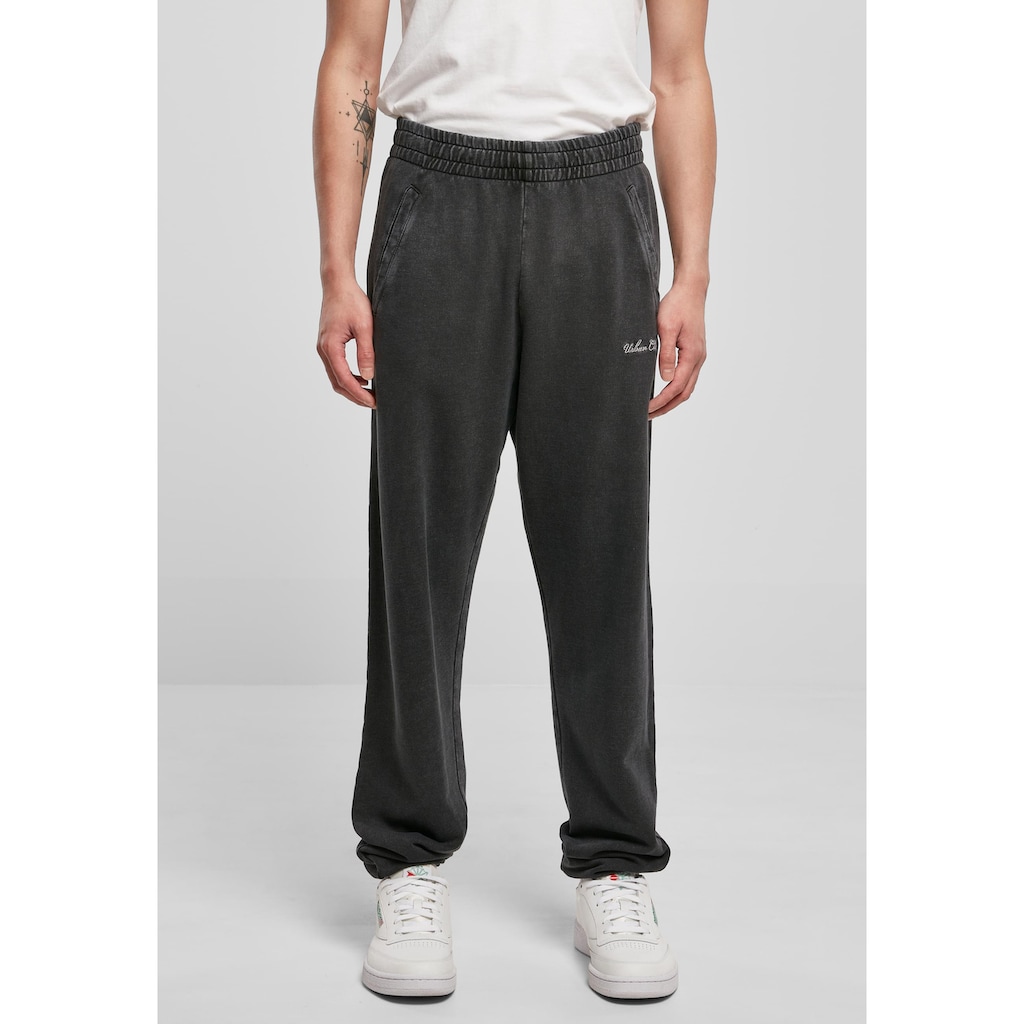 URBAN CLASSICS Jogginghose »Urban Classics Herren Small Embroidery Sweatpants«, (1 tlg.)