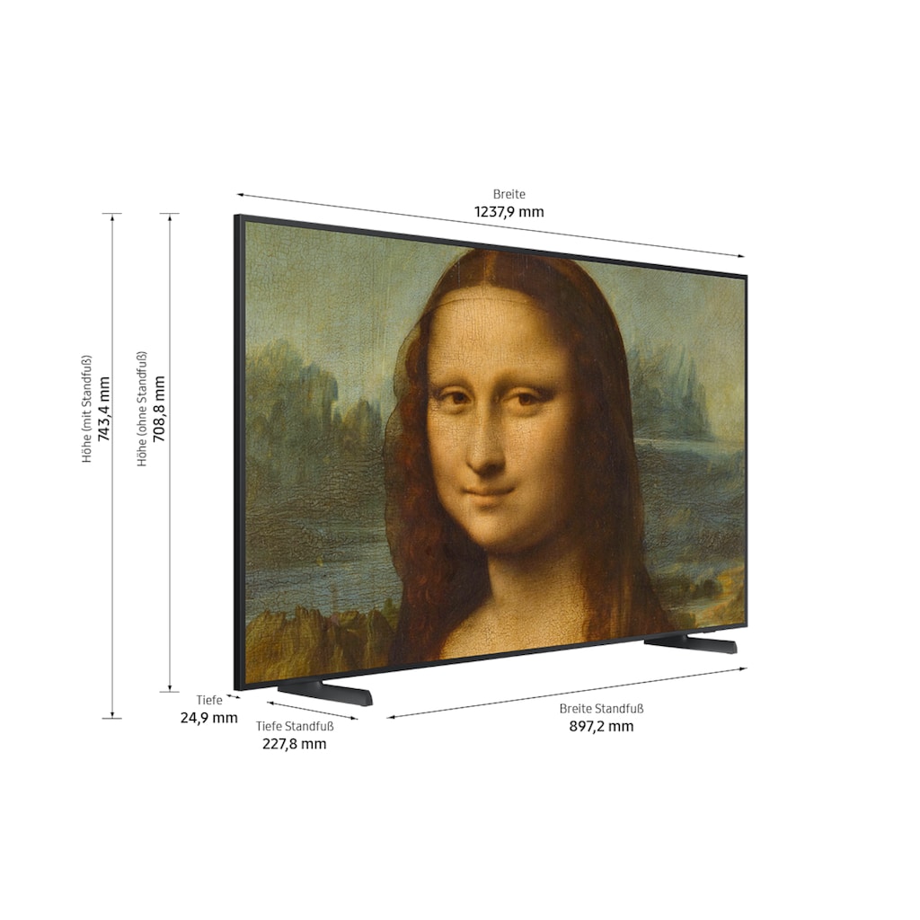 Samsung LED Lifestyle Fernseher »55" QLED 4K The Frame (2022)«, 138 cm/55 Zoll, Smart-TV