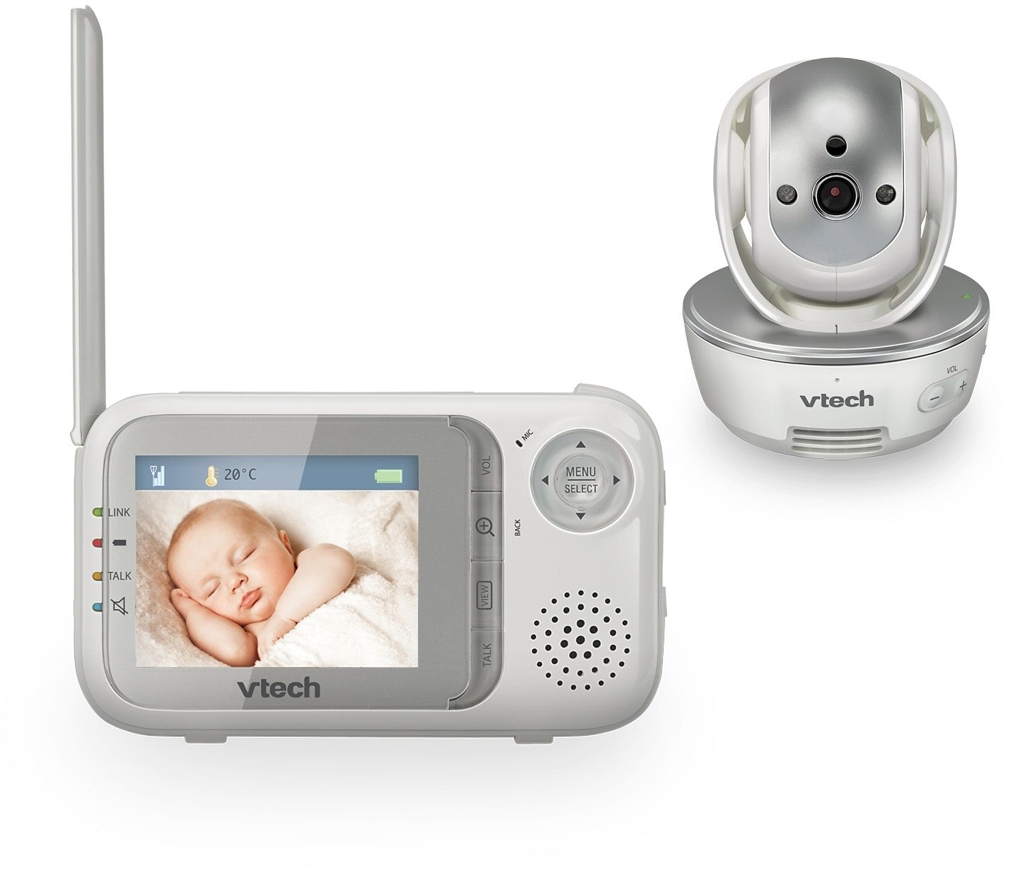 Vtech® Video-Babyphone »BM 3500 Babymonitor«, mit Schwenk-und Neigekamera