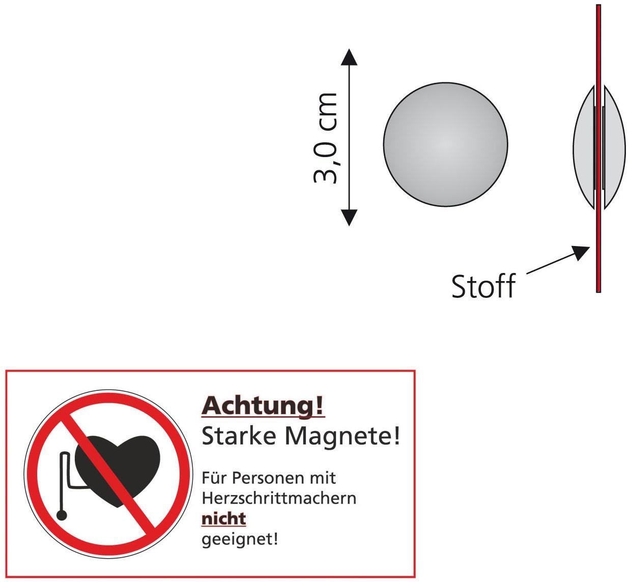 Thumbnail - Liedeco Dekomagnet für metallische Flächen