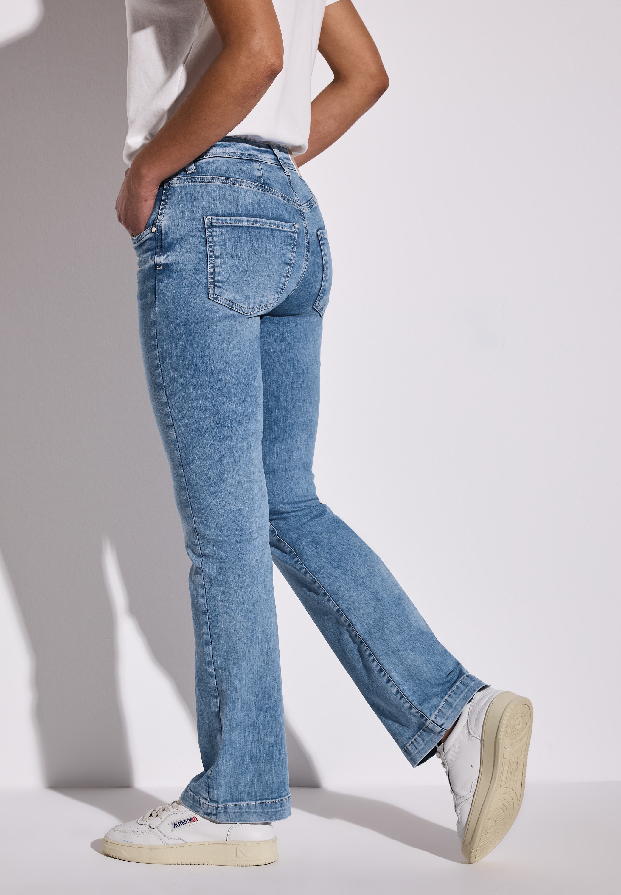 STREET ONE Slim-fit-Jeans, High Waist günstig online kaufen