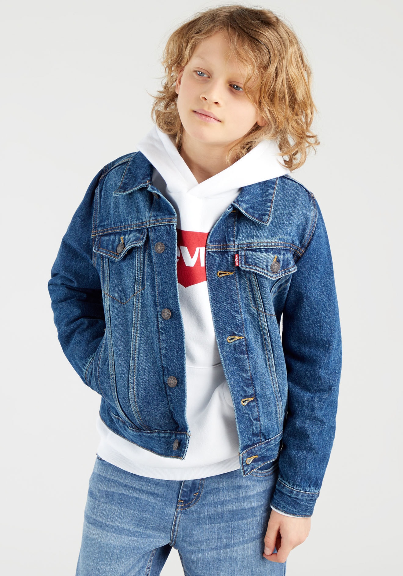 Levi's® Kids Jeansjacke »TRUCKER JACKET«, for BOYS