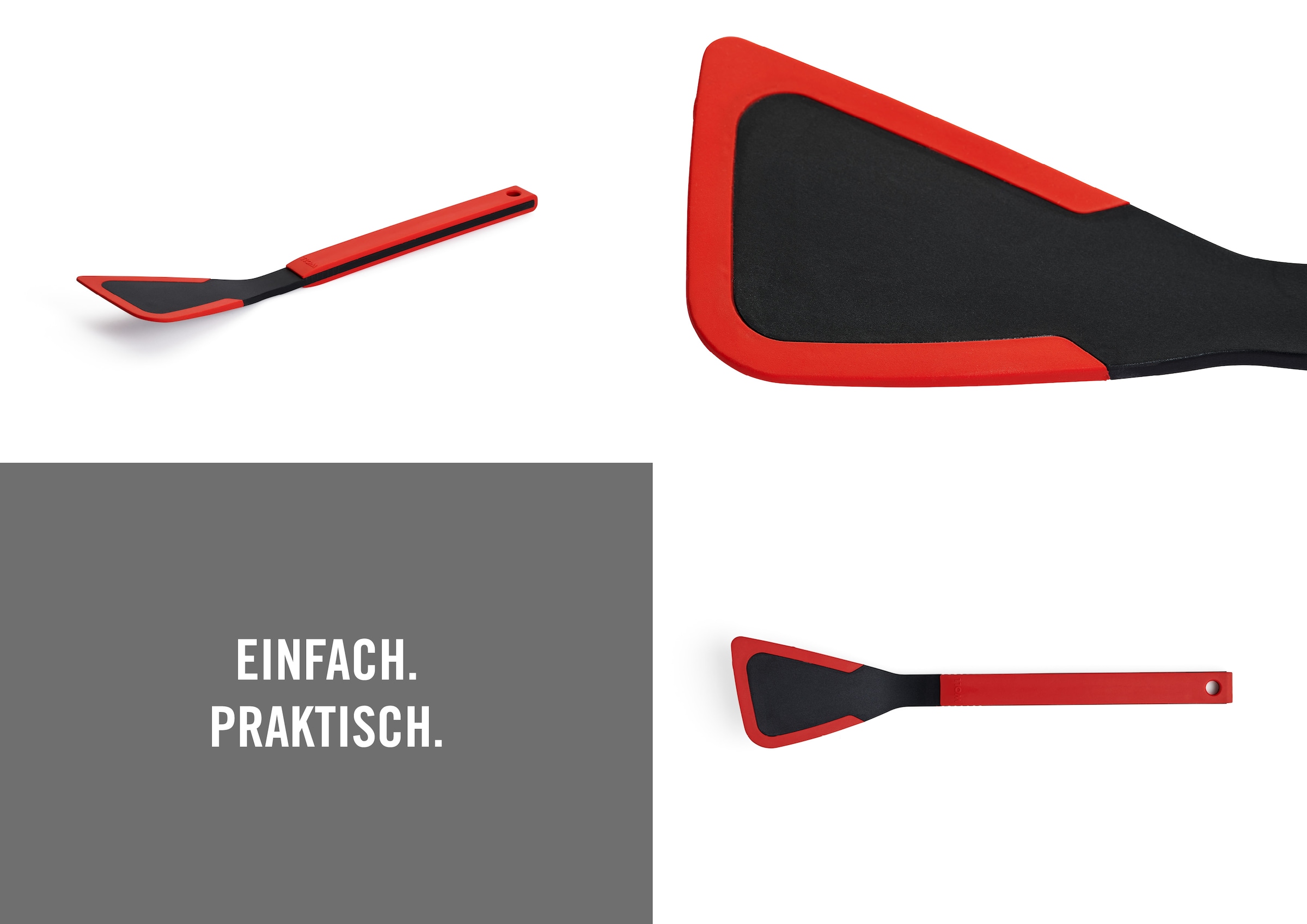 WOLL Pfannenwender »Cook it«, (1 tlg.), aus hochwertigem Kunststoff und Silikon